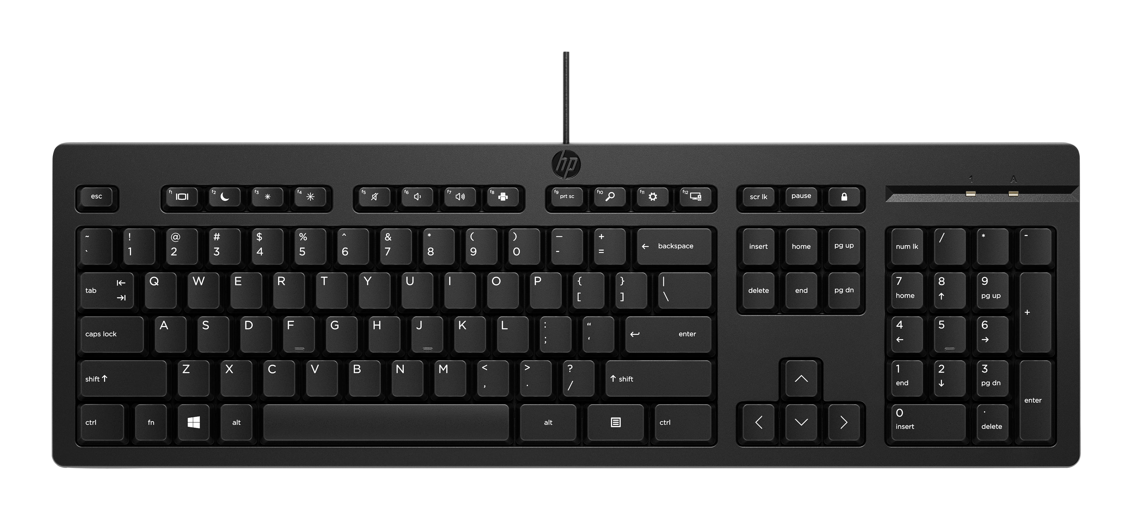 HP 125 G2 - Tastatur - 100% - full size - USB