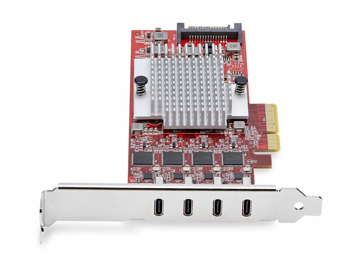StarTech.com 4-Port USB Type-C PCIe Card, USB-C