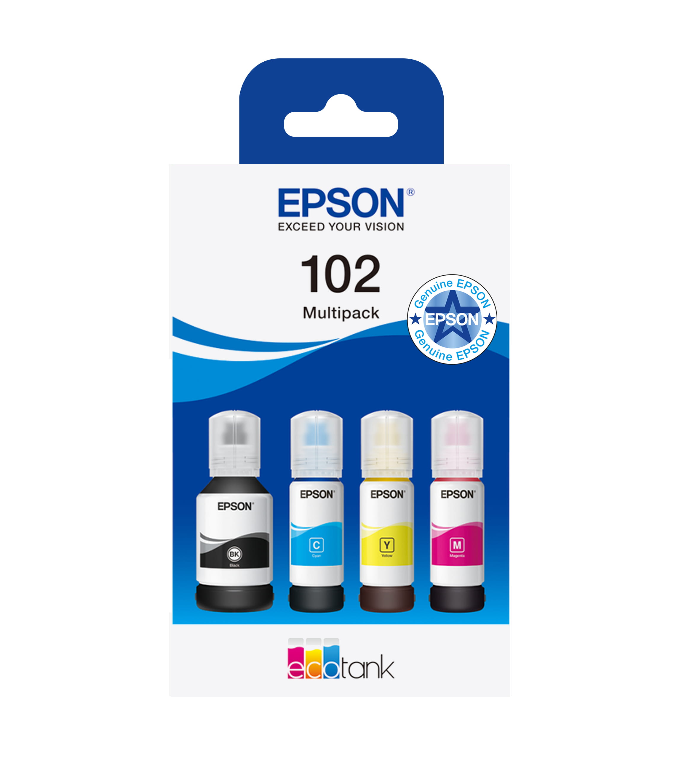 Epson 102 Multipack - 4er-Pack - Schwarz, Gelb