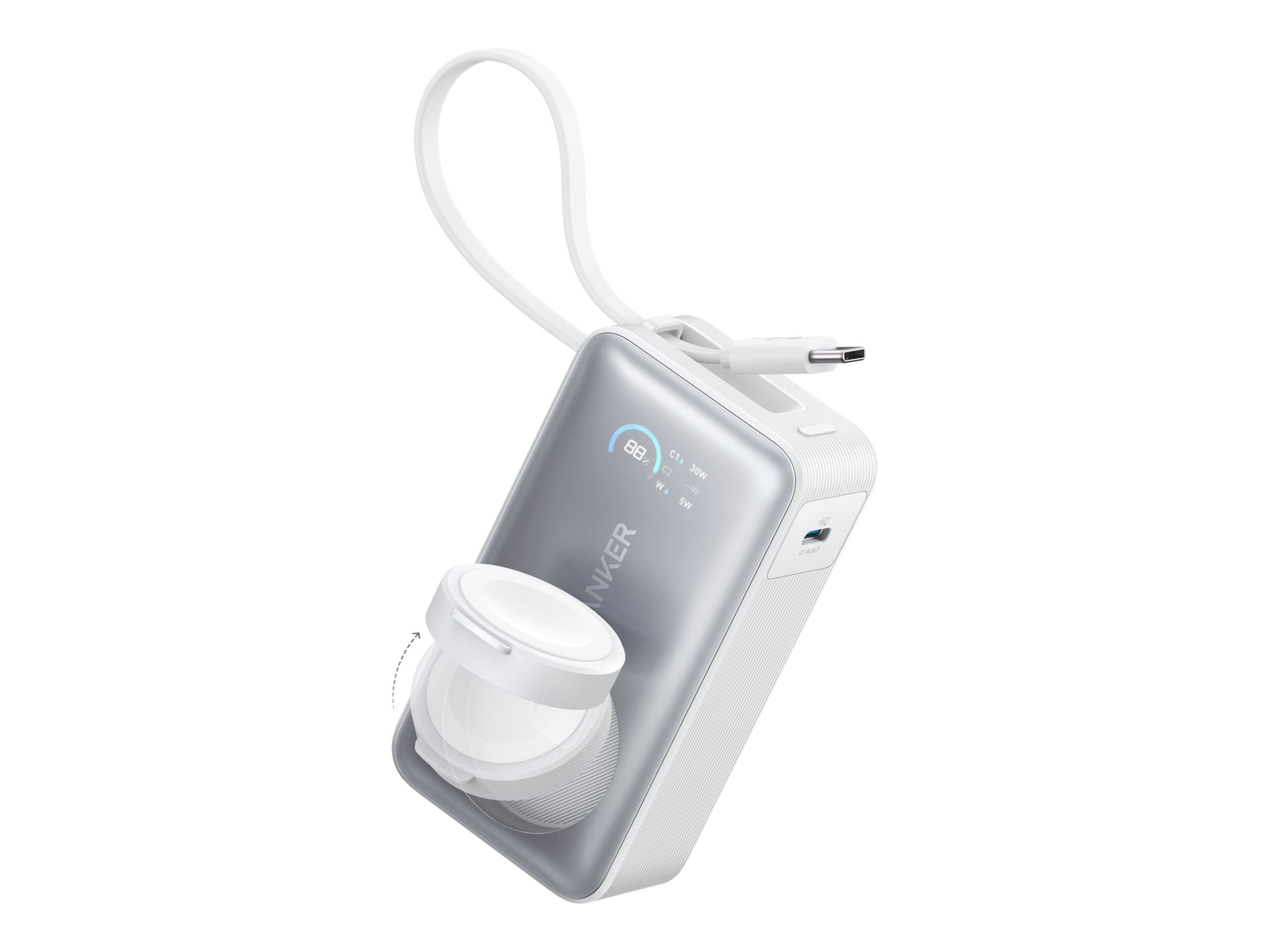 ANKER MagGo - Powerbank - 10000 mAh - 35 Watt (USB-C)