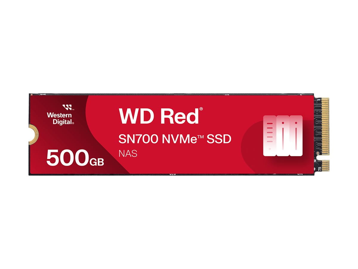WD Red SN700 WDS500G1R0C-68BDK0 - SSD - 500 GB - intern - M.2 2280 - PCIe 3.0 x4 (NVMe)