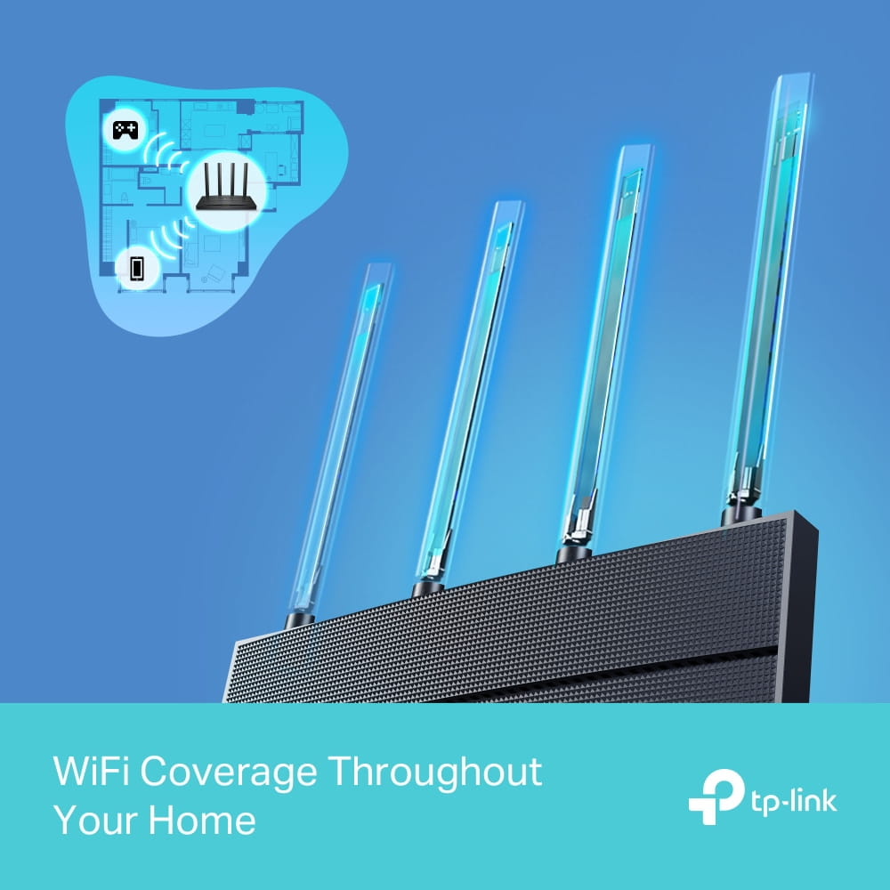 TP-LINK Archer AX12 V1 - Wireless Router 3-Port-Switch