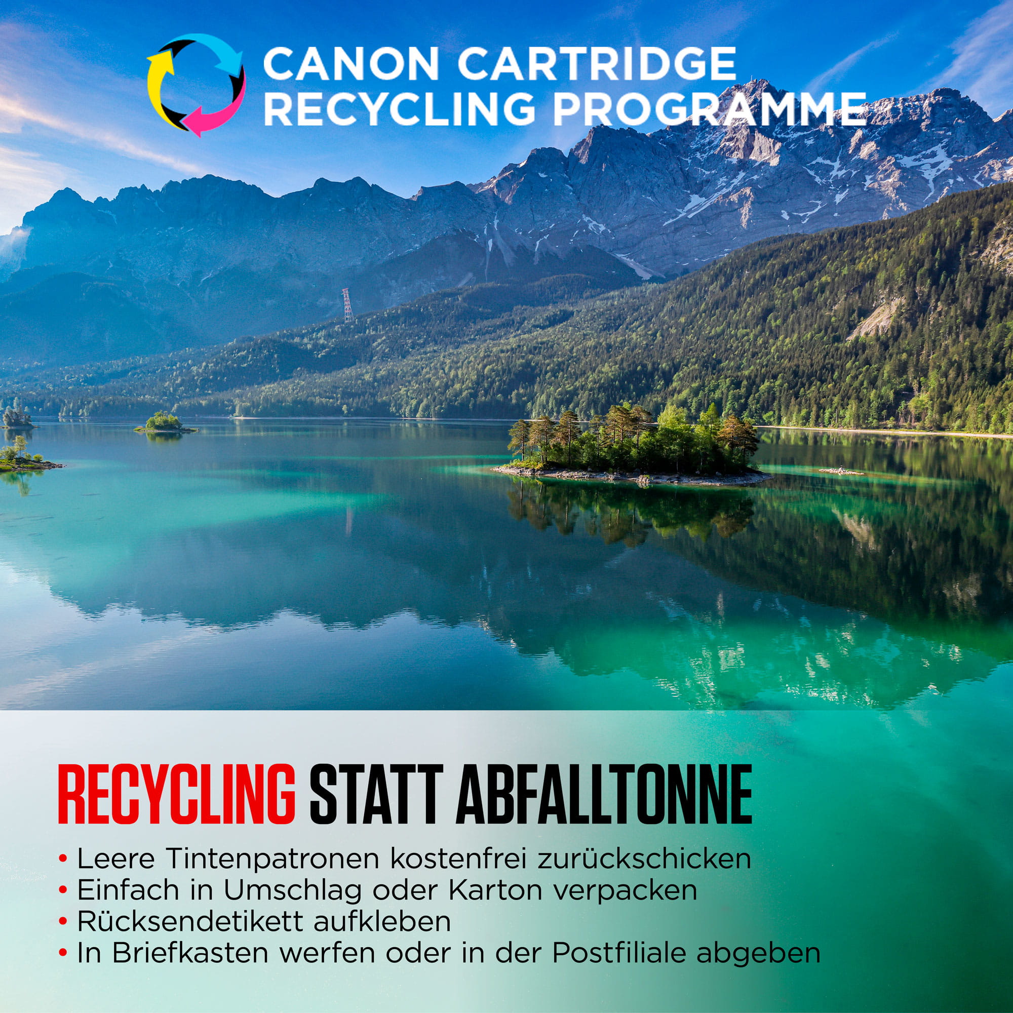 Canon PG-585XL/CL-586XL Photo Value Pack - 2er-Pack - Hohe Ergiebigkeit - Schwarz, Farbe (Cyan, Magenta, Gelb)