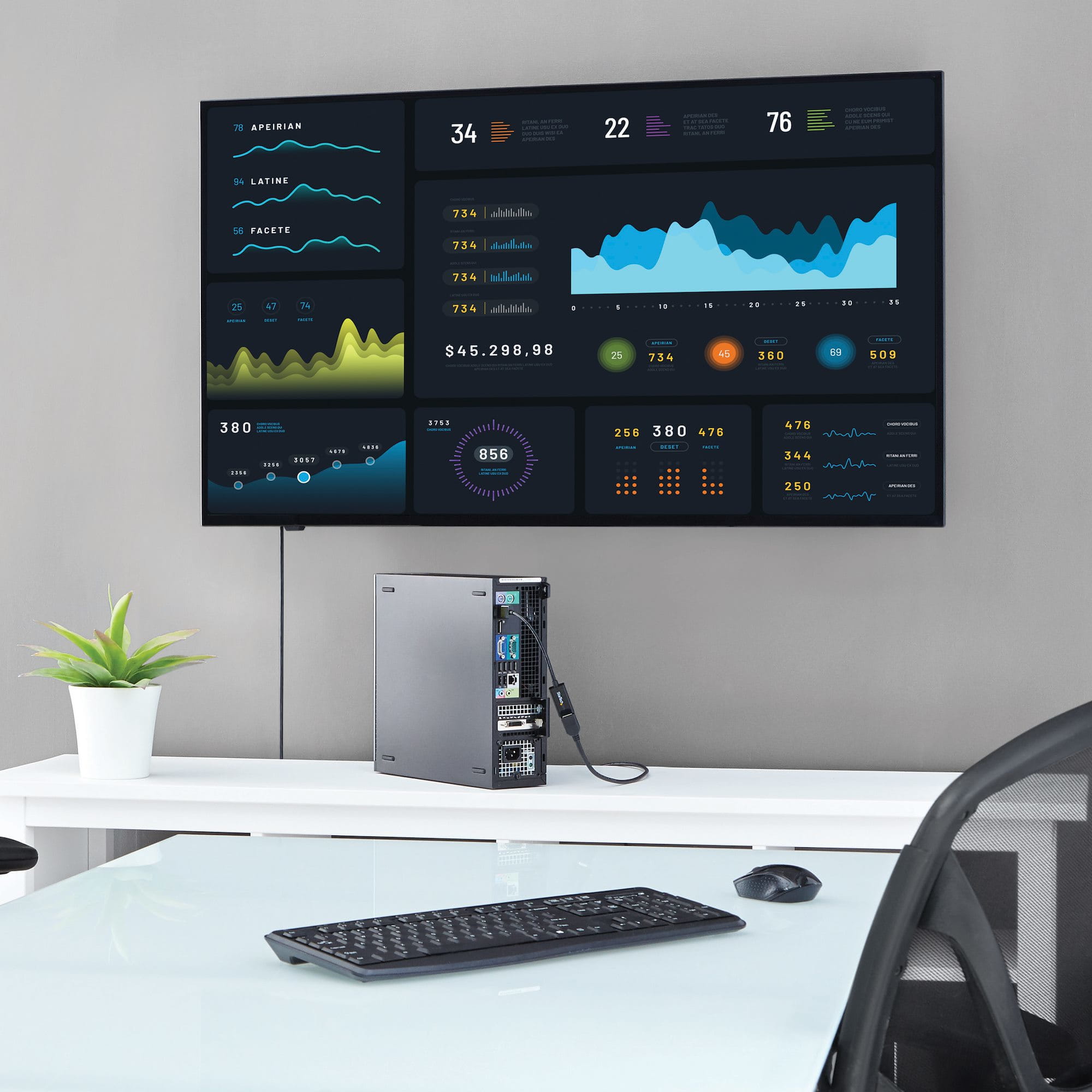 StarTech.com DisplayPort auf HDMI 4k @ 30Hz Adapter