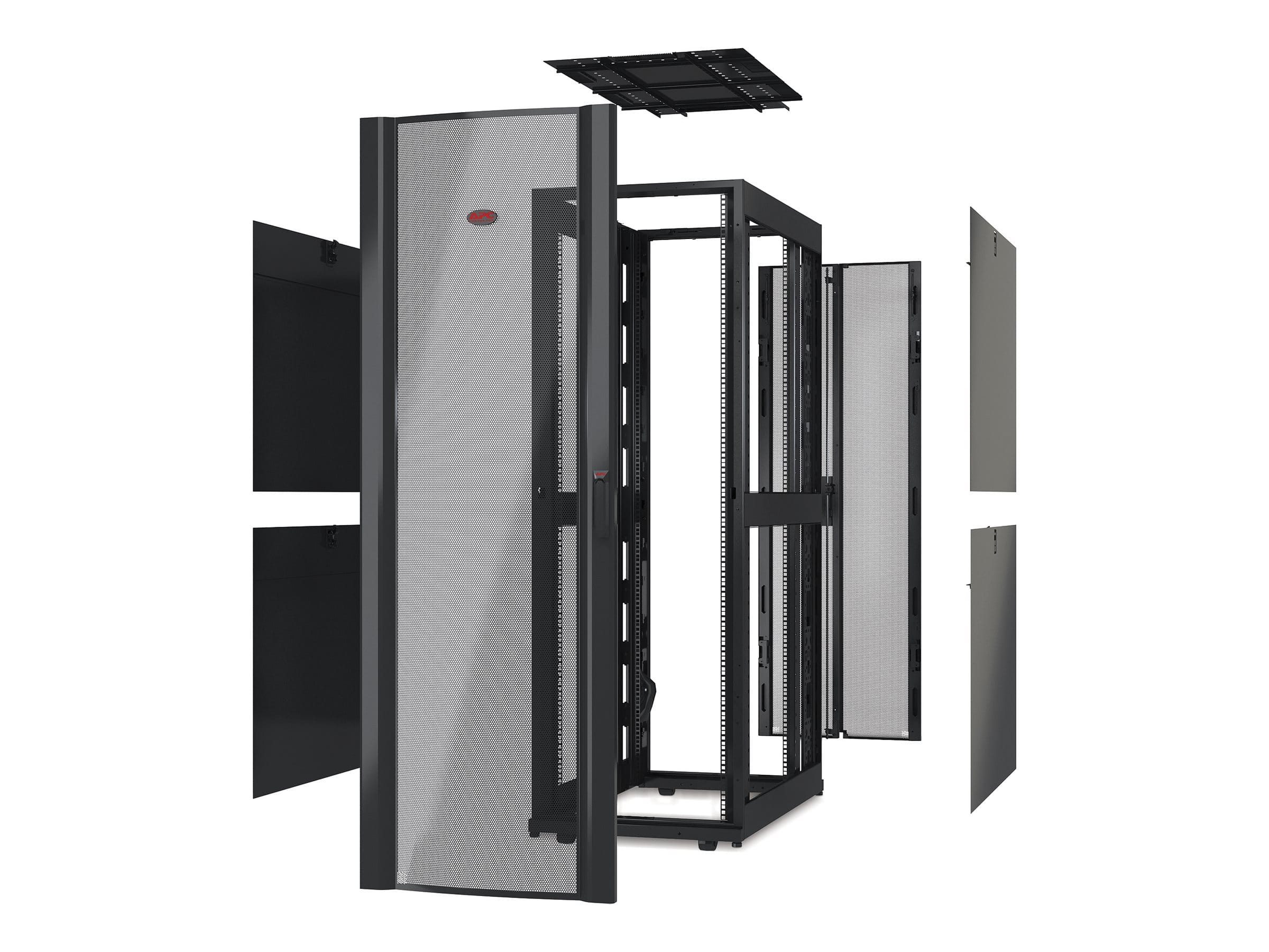APC NetShelter SX Deep Enclosure Without Doors - Schrank - Schwarz - 42HE - 48.3 cm (19") APC NetShelter SX Deep Enclosure Without Doors - Schrank - Schwarz - 42HE - 48.3 cm (19")