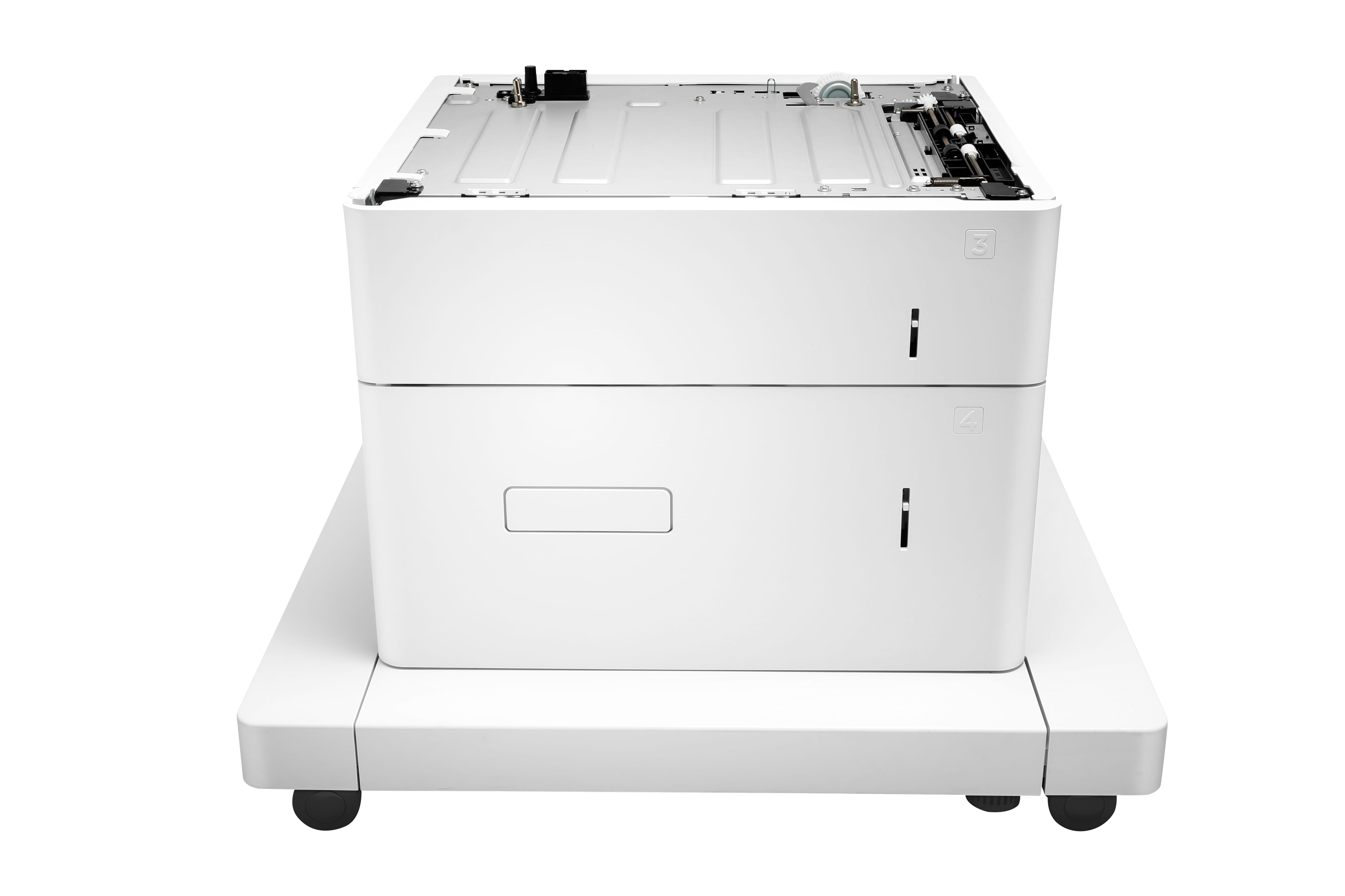 HP Papiereinzug und Ständer - Druckerbasis mit Medienzuführung - 2550 Blätter in 2 Schubladen (Trays)