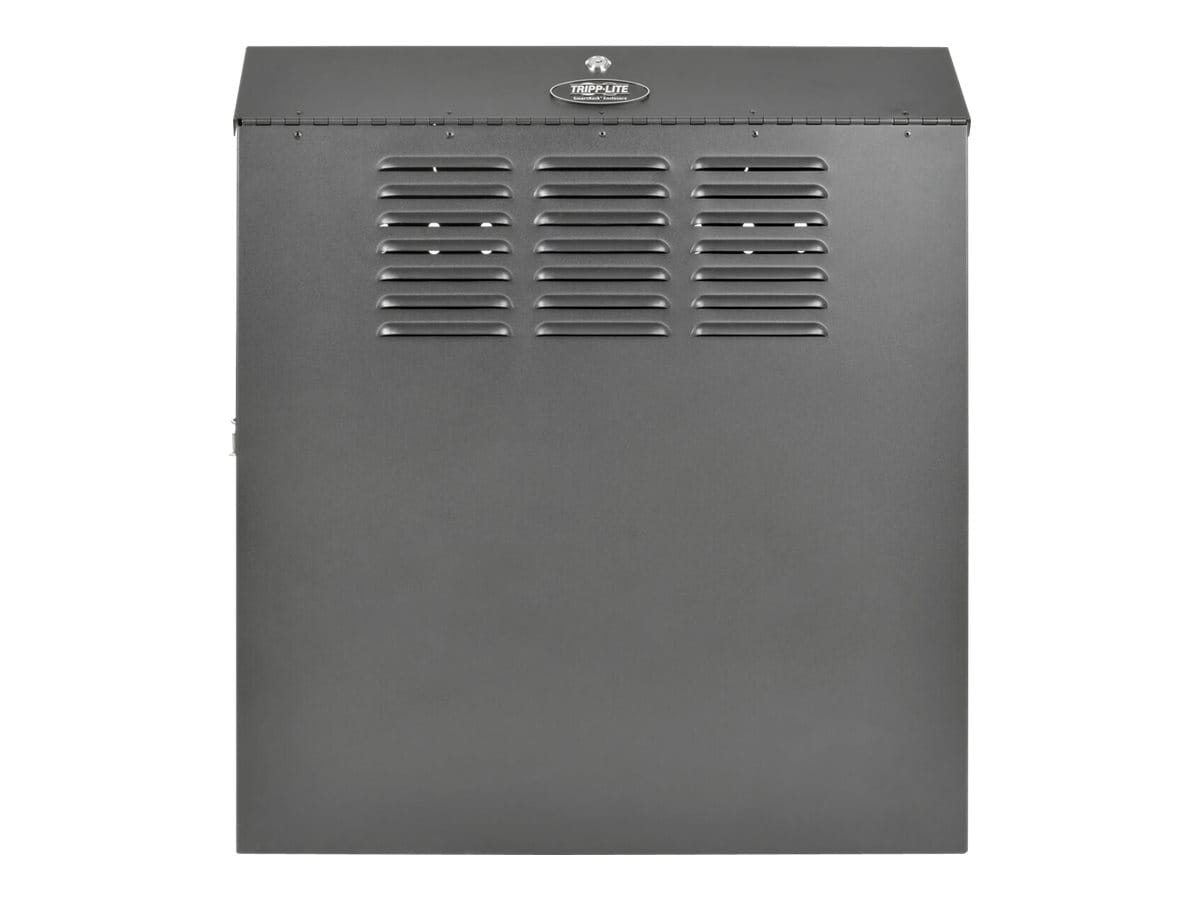 Tripp Eaton Tripp Lite Series 4U Wall Mount Low Profile Secure Rack Enclosure Cabinet Vertical - Schrank Netzwerkschrank - geeignet für Wandmontage - Schwarz - 4U - 48.3 cm (19")