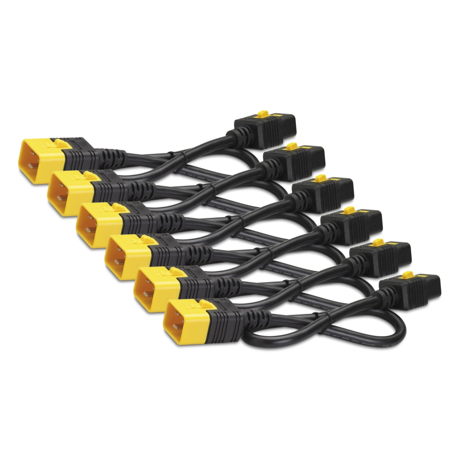 APC Stromkabel - IEC 60320 C19 Verriegelung zu IEC 60320 C20 Verriegelung - 16 A - 1.22 m - Rot (Packung mit 6)