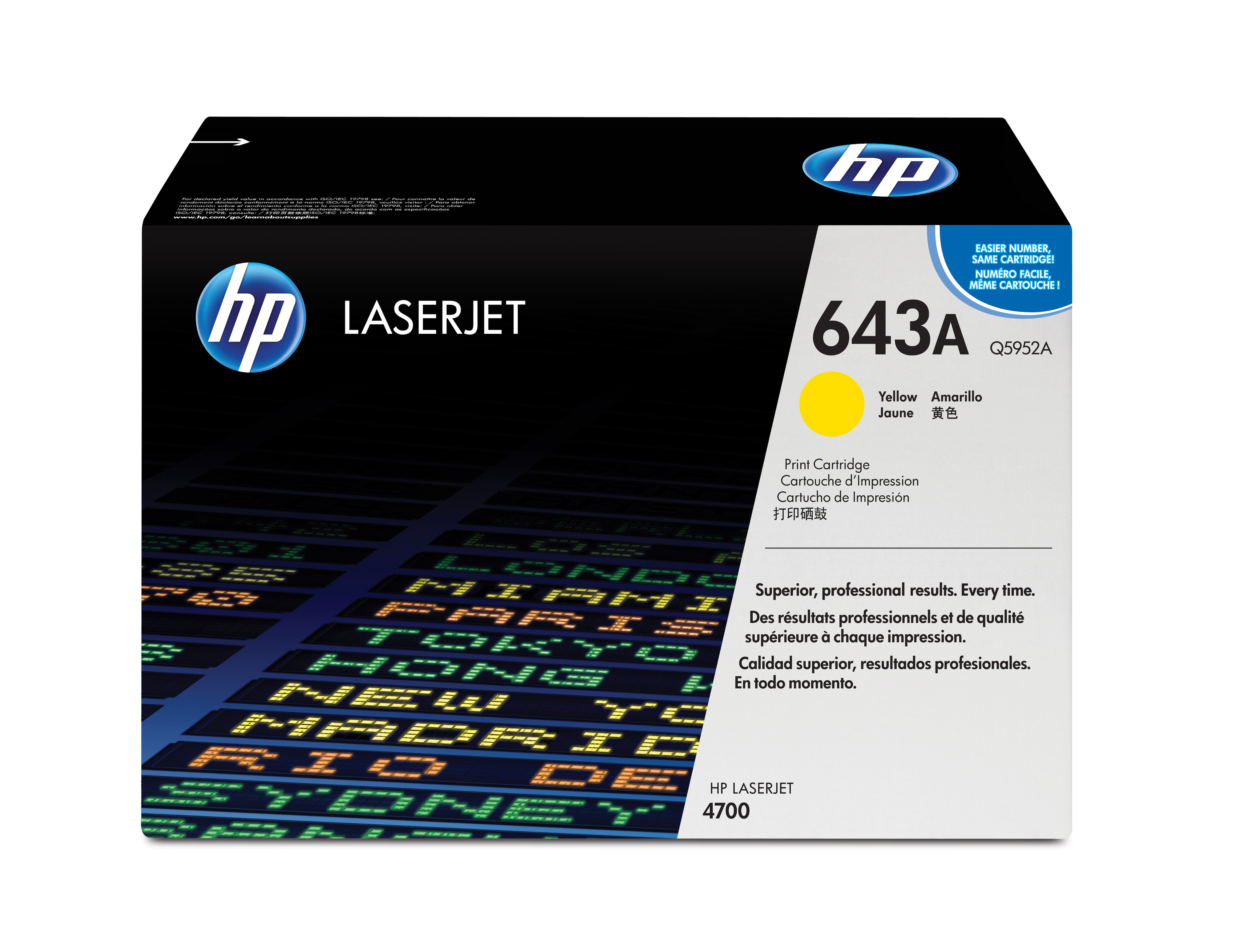 HP 643A - Gelb - original - LaserJet - Tonerpatrone (Q5952A)