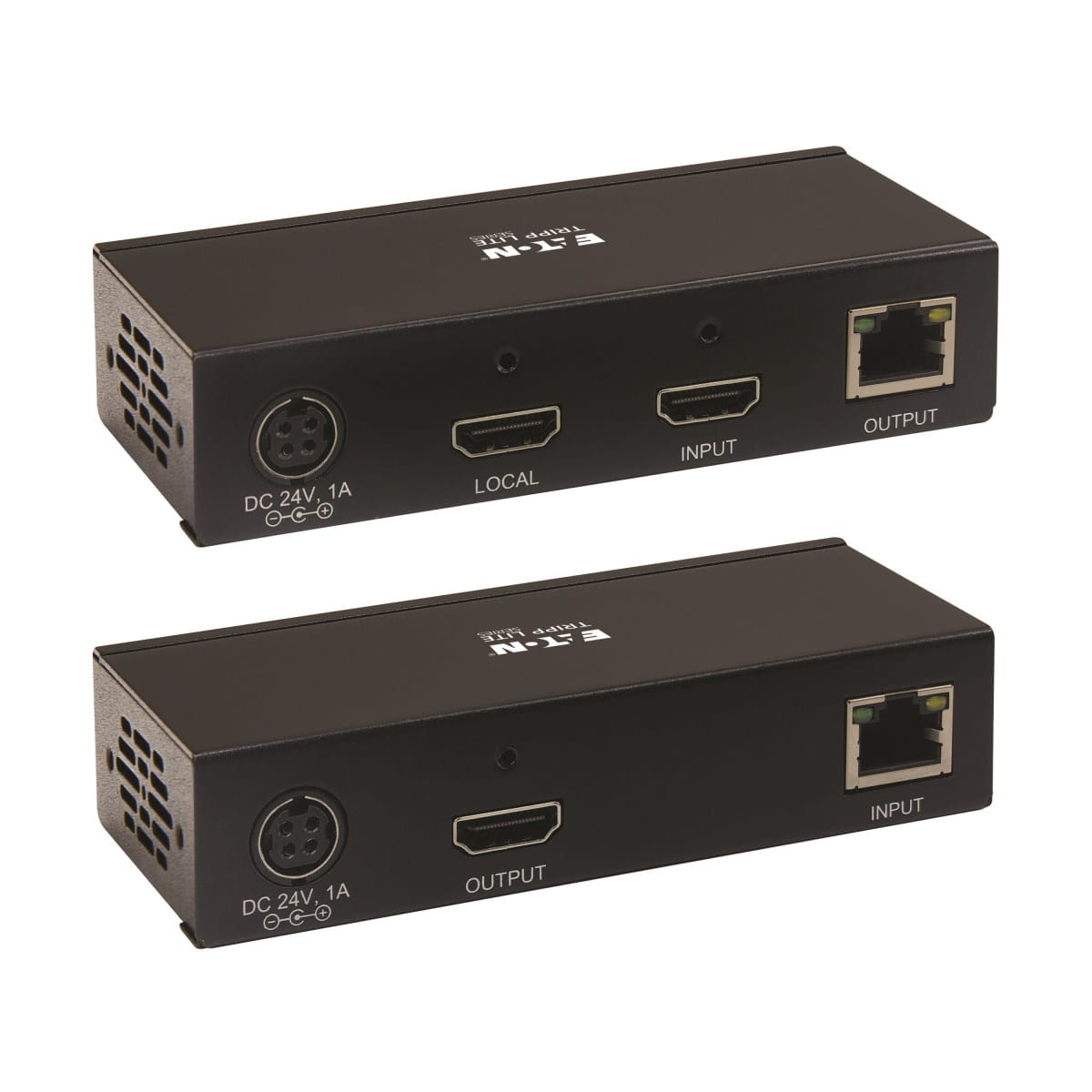 Tripp Eaton Tripp Lite Series HDMI over Cat6 Extender Kit with KVM Support, 4K 60Hz, 4:4:4, USB/IR, PoC, HDR, HDCP 2.2, 230-ft. (70.1 m)