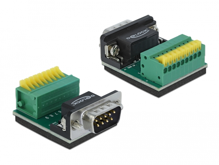 Delock Serieller Adapter - DB-9 (M) zu 9-poliger