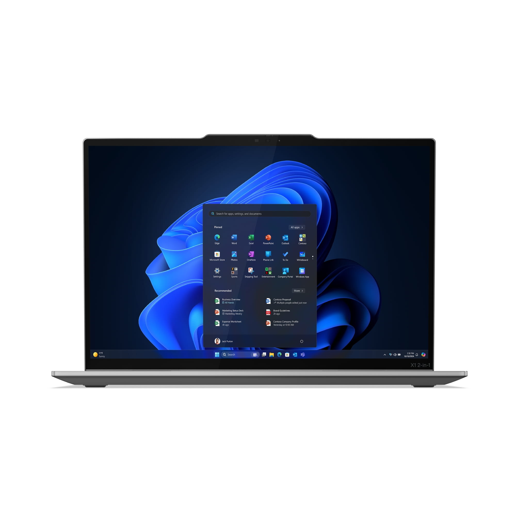 Lenovo ThinkPad X1 2-in-1 Gen 10 21NU - Flip-Design - Intel Core Ultra 7 258V - Evo - Win 11 Pro - Intel Arc Graphics 140V - 32 GB RAM - 1 TB SSD TCG Opal Encryption 2, NVMe, Performance - 35.6 cm (14")