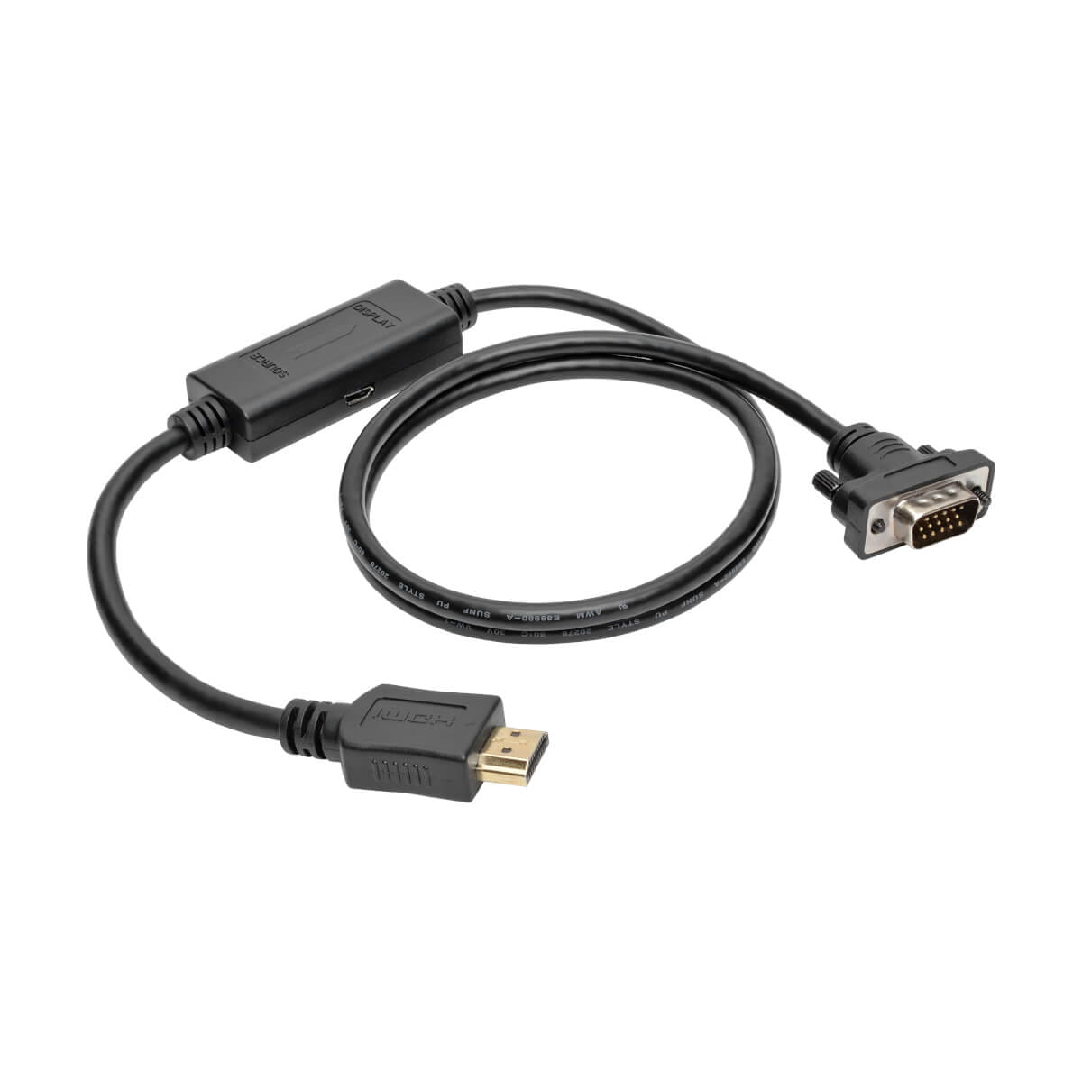 Tripp Eaton Tripp Lite Series HDMI to VGA Active Adapter Cable (HDMI to Low-Profile HD15 M/M)