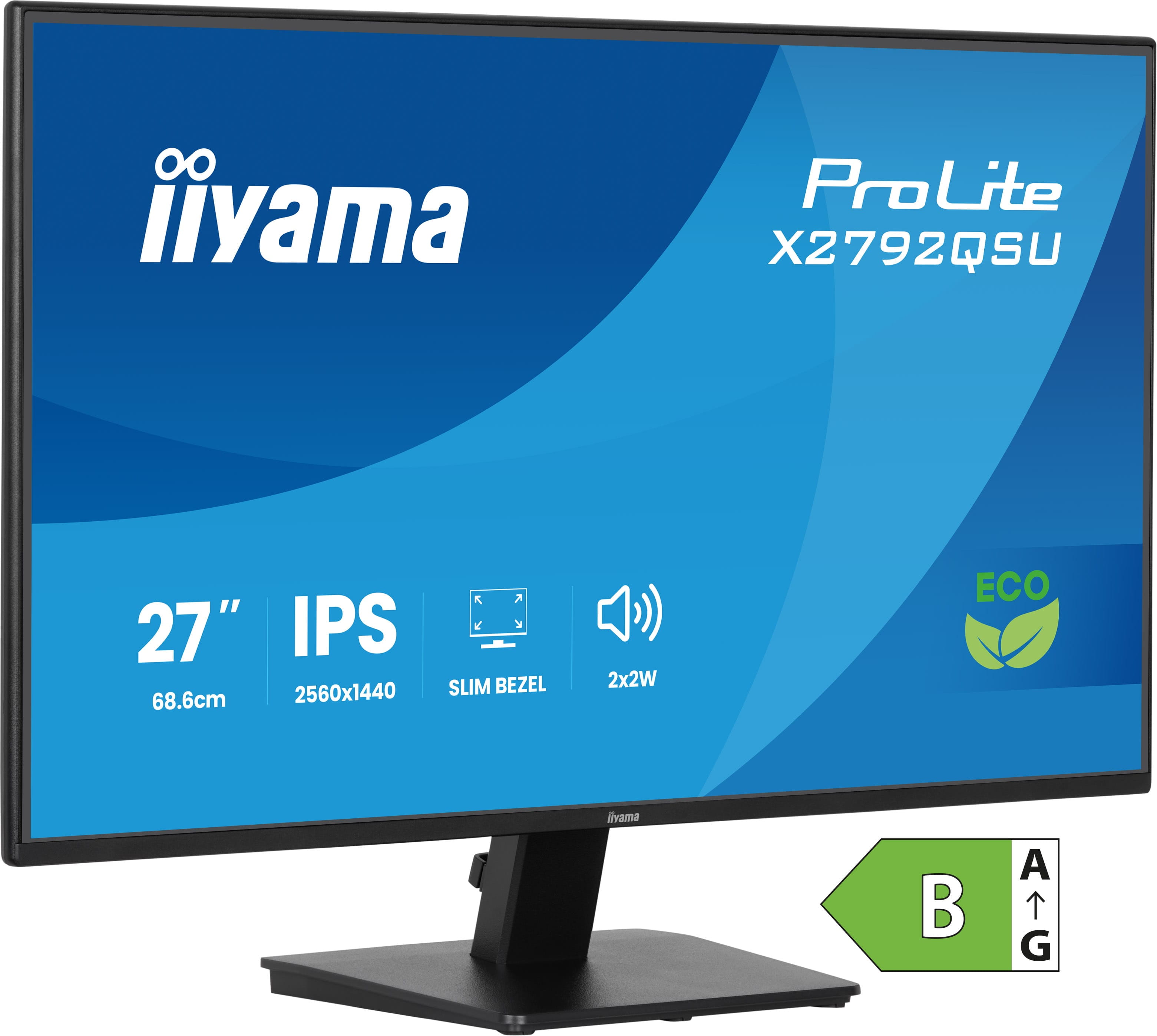 Iiyama ProLite X2792QSU-B1 - LED-Monitor - 68.6 cm (27")