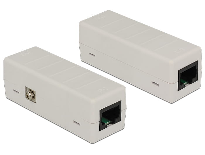Delock Network Isolator 6 kV RJ45 - Überspannungsisolator