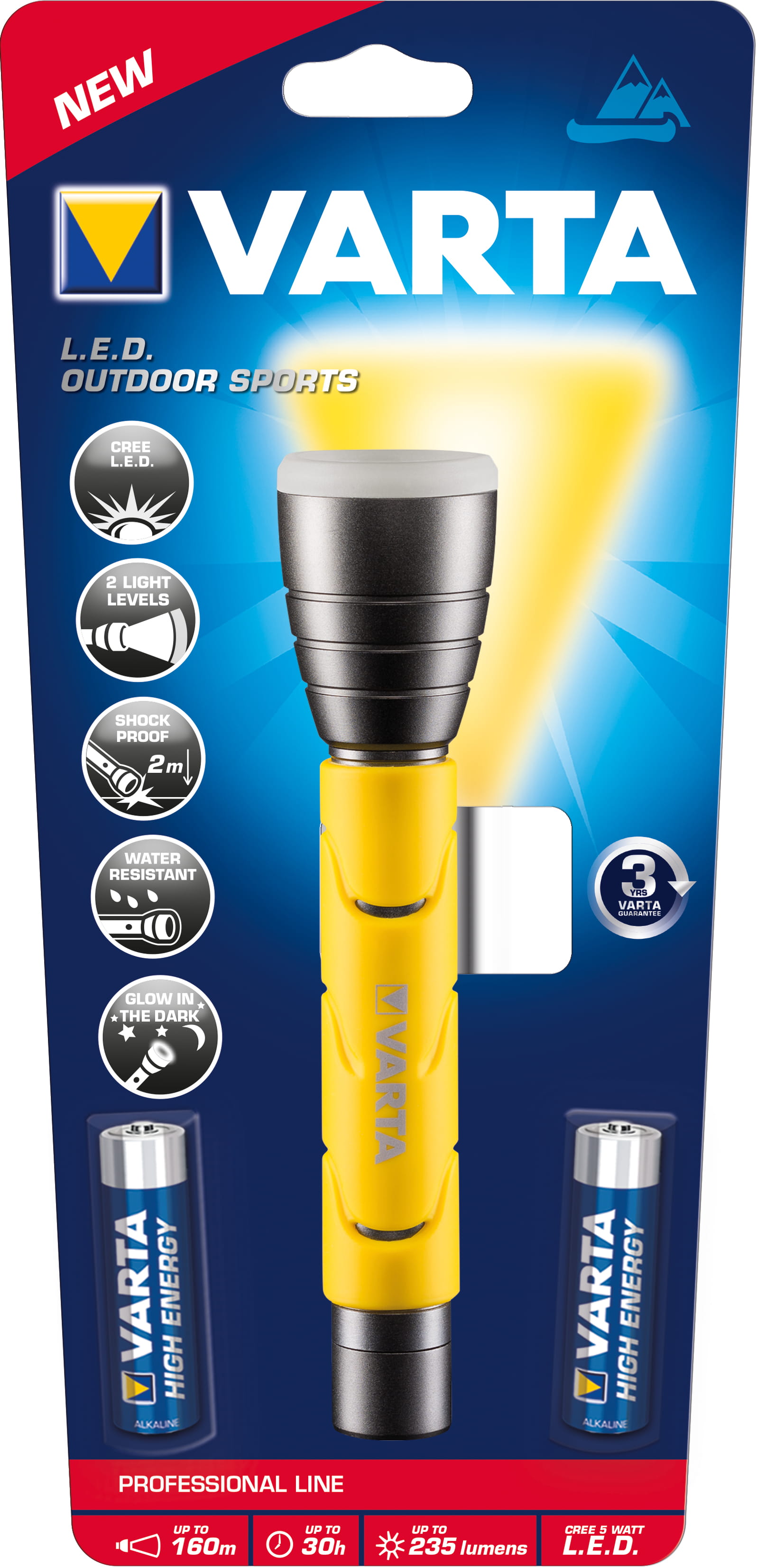 Varta Active Outdoor Sports F20 - Taschenlampe