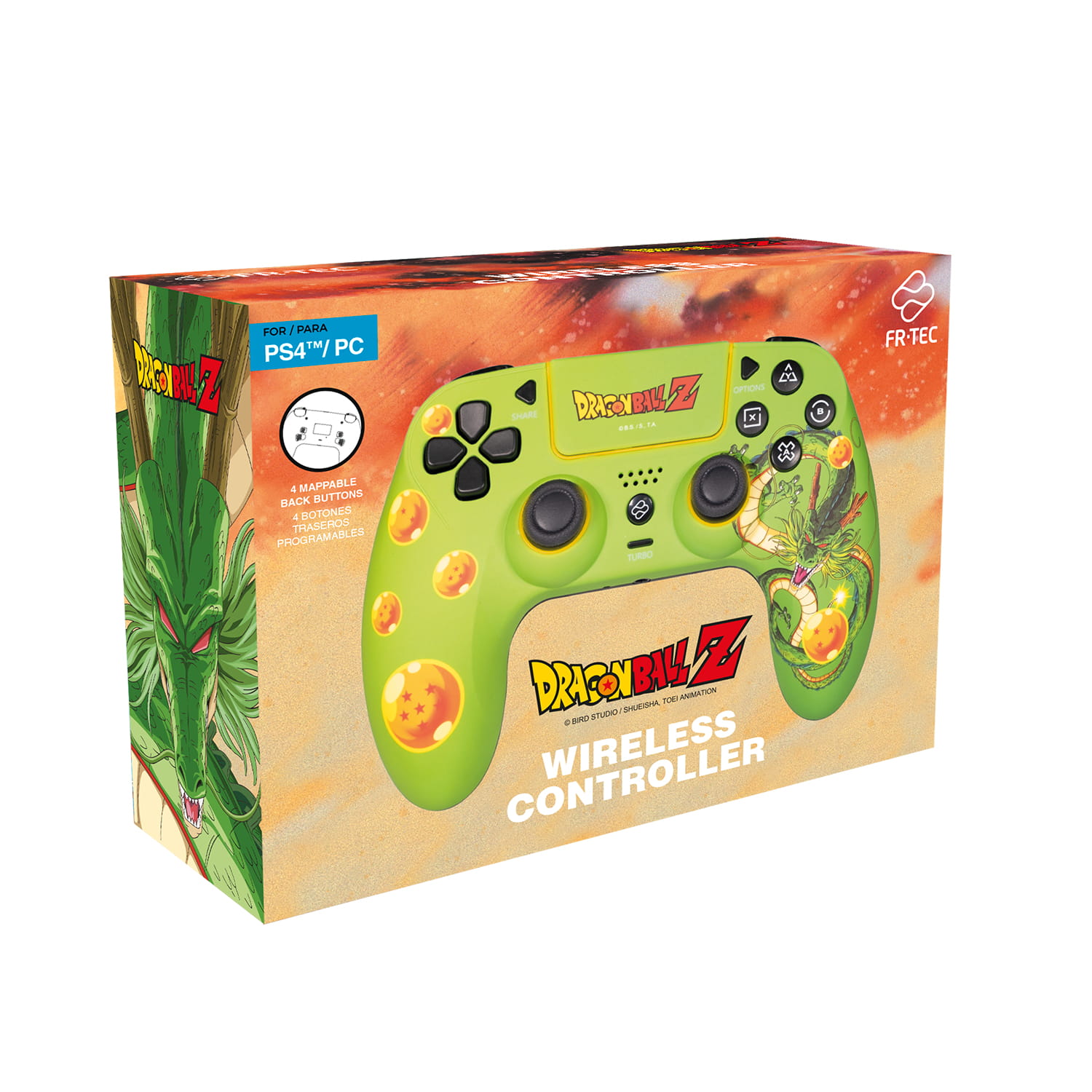 Blade FR-TEC DBPS4GP, Gamepad, PC, PlayStation 4, D-Pad, Home button, Schaltfläche Optionen, Schaltfläche Teilen, Analog / Digital, Rot/Grün/Blau, Kabellos