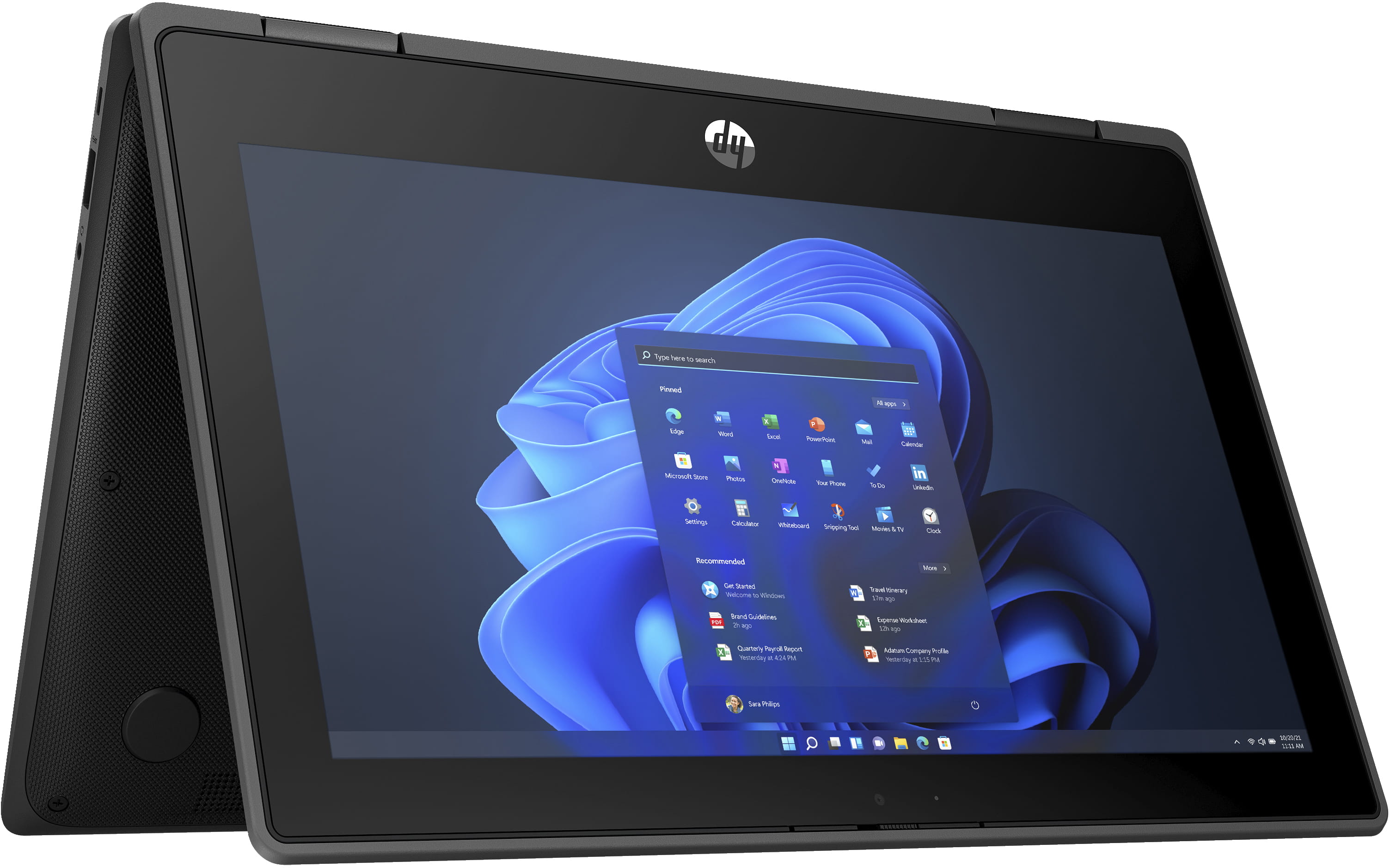 HP Pro x360 Fortis 11 G10 Notebook - Flip-Design - Intel Core i3 1210U / 1 GHz - Win 11 Pro - UHD Graphics - 8 GB RAM - 256 GB SSD NVMe, HP Value - 29.5 cm (11.6")