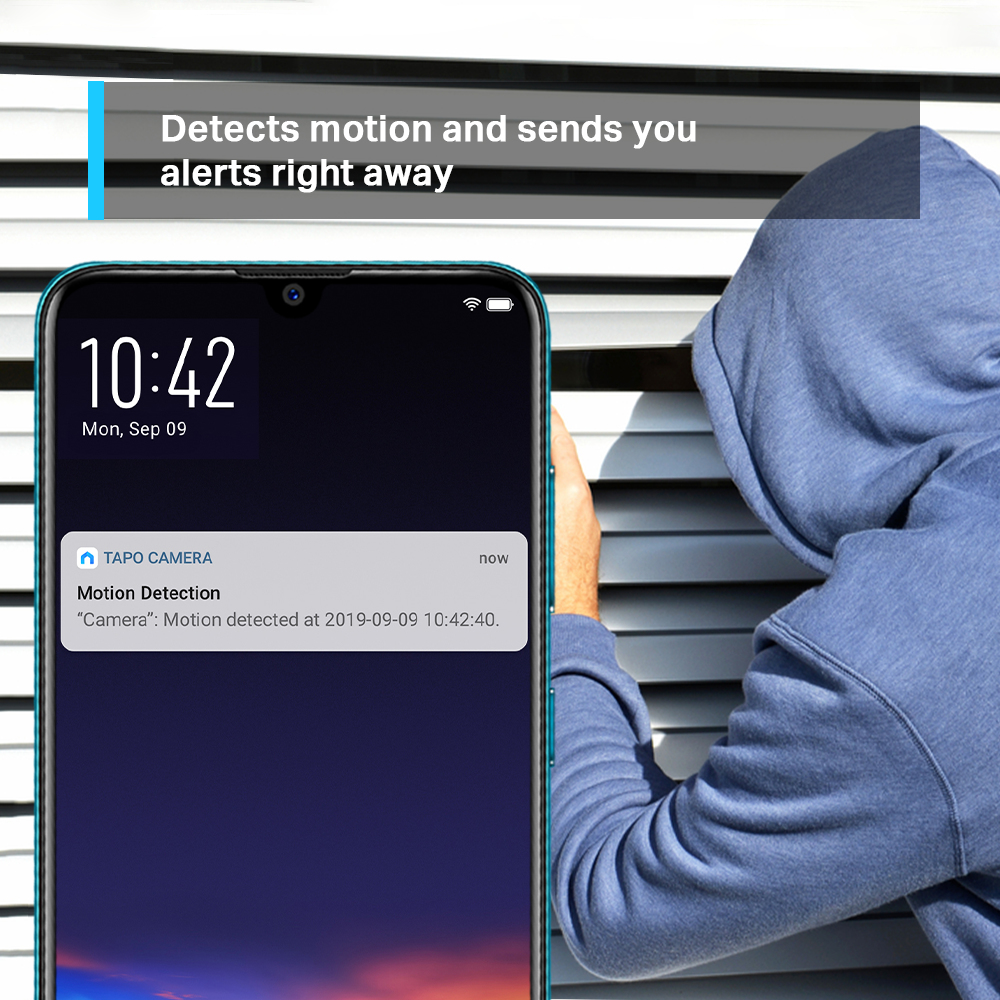 TP-LINK Tapo C200 - Netzwerk-Überwachungskamera - schwenken / neigen - Farbe (Tag&Nacht)