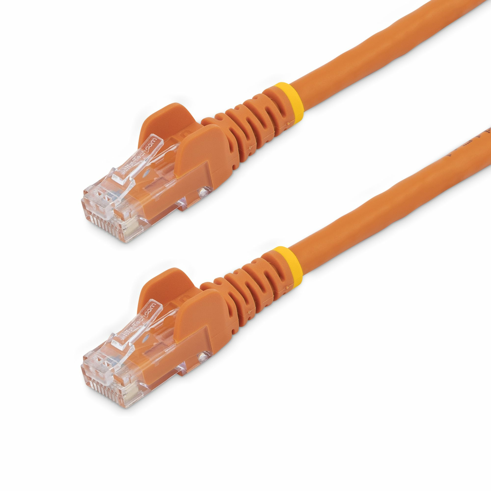 StarTech.com 3m CAT6 Ethernet Cable, 10 Gigabit Snagless RJ45 650MHz 100W PoE Patch Cord, CAT 6 10GbE UTP Network Cable w/Strain Relief, Orange, Wiring is UL Certified/TIA - Category 6 - 24AWG (N6PATC3MOR)