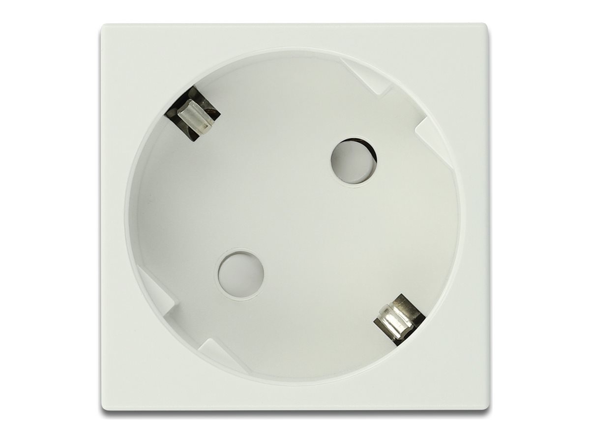 Delock Easy 45 - Steckdose - 2P - Typ F - mit