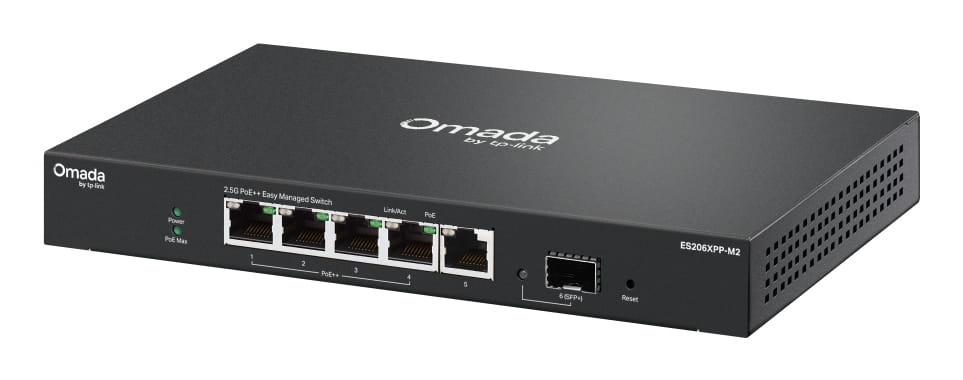 TP-LINK Omada ES206XPP-M2 V1 - Switch - managed - 5 x 10/100/1000/2.5G (PoE++)