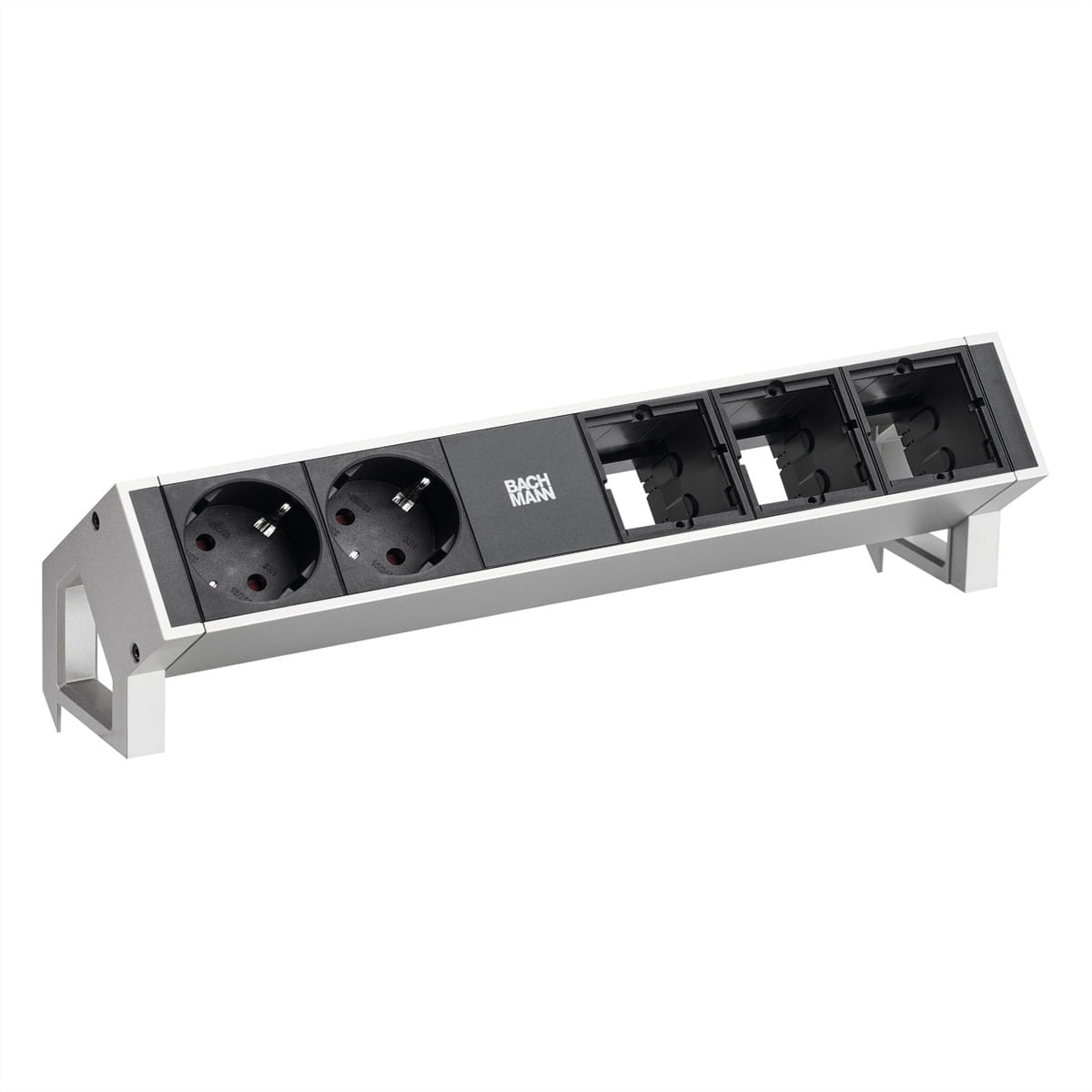 Bachmann DESK2 2xCEE7/3 3xABD Inox lackiert