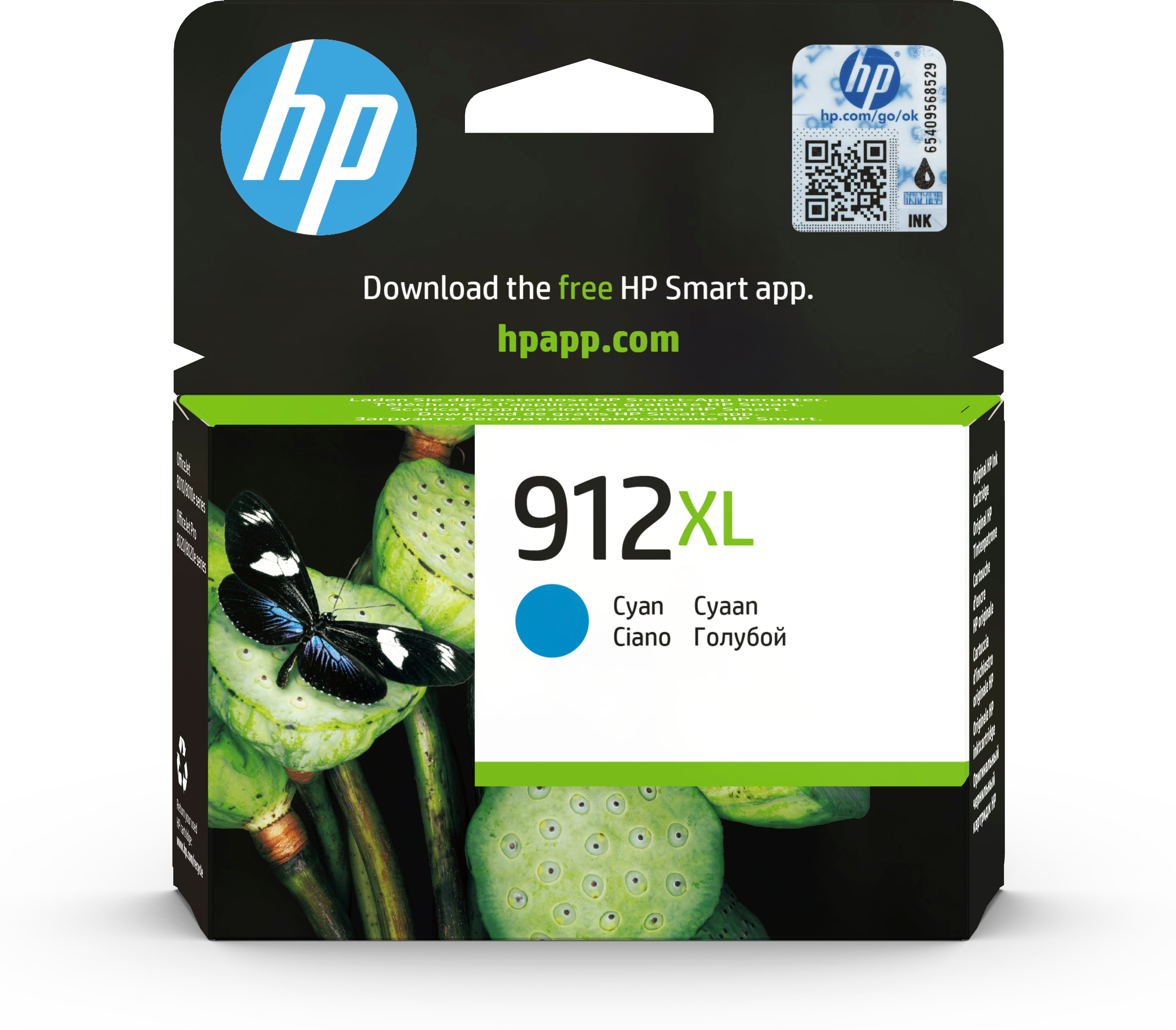 HP 912XL - 8.5 ml - Hohe Ergiebigkeit - Cyan