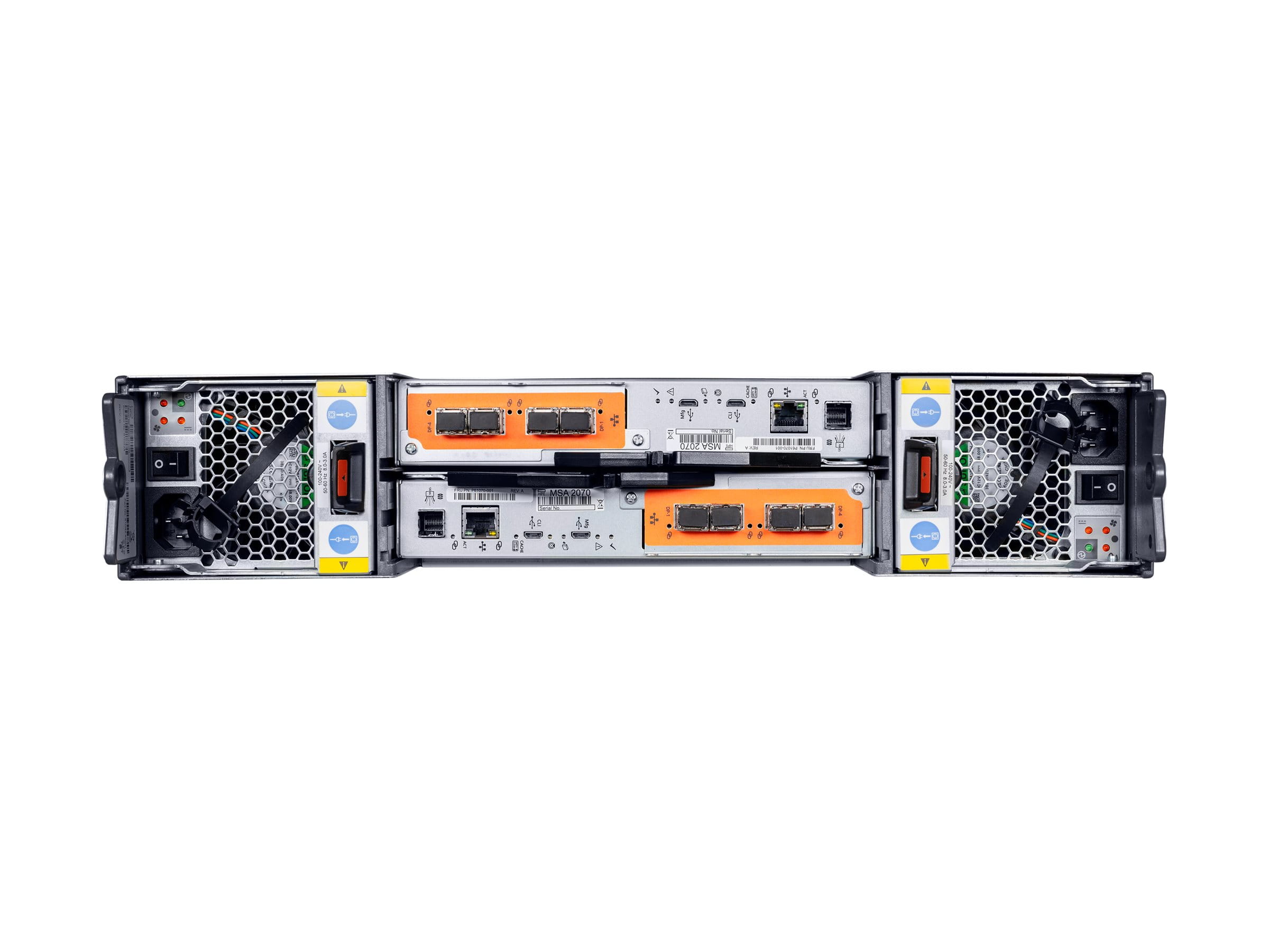 HPE Modular Smart Array 2070 10/25GbE iSCSI SFF Storage - 7th Generation - Solid-State-/Festplattenarray - 0 TB - 24 Schächte (SAS-3)