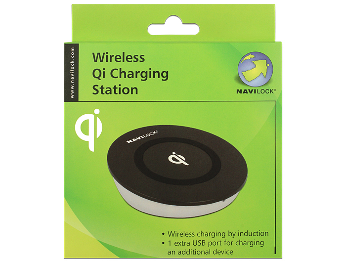 Navilock Kabelloses Ladegerät - 1 A (USB) - für Google Nexus 4, 5, 7 (2013)