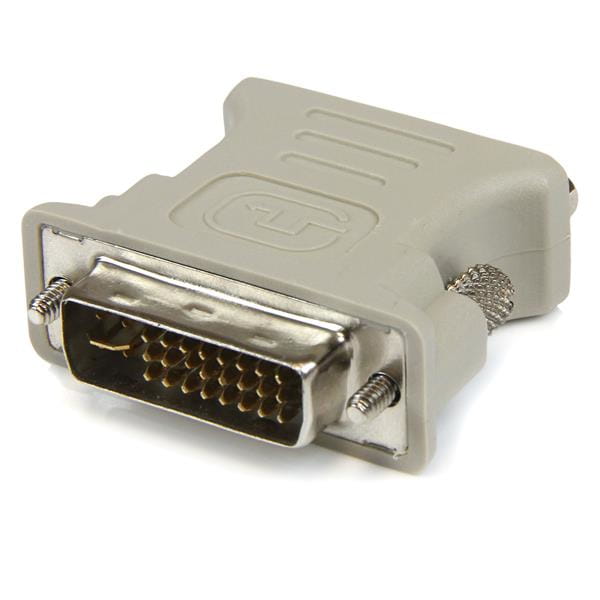 StarTech.com VGA auf DVI Monitor Adapter - St/Bu - Grau - VGA HD15 zu DVI-I Kupplung - VGA-Adapter - DVI-I (M)