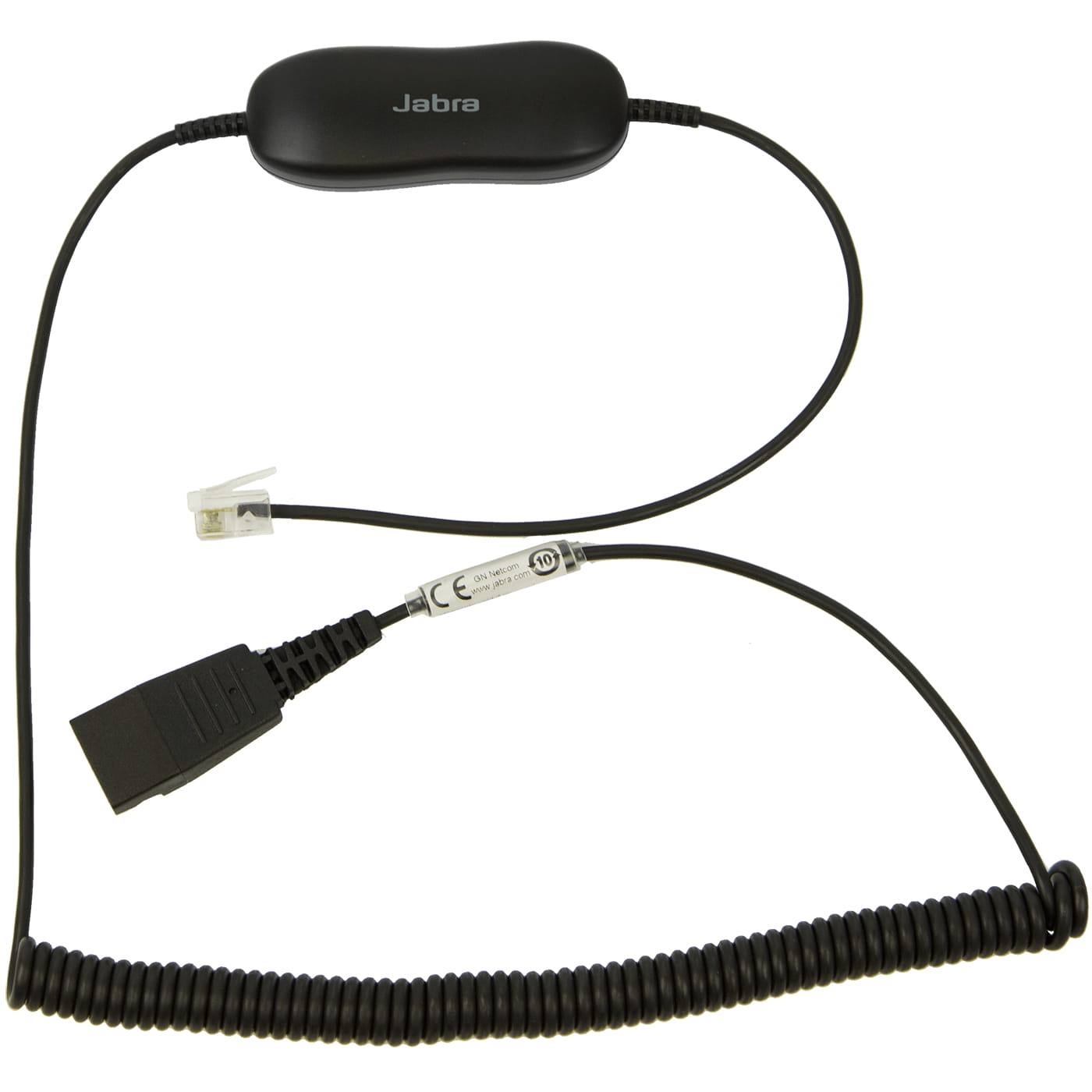 Jabra Anschlusskabel GN1216 (QD auf RJ9) gewendelt (für Avaya)
