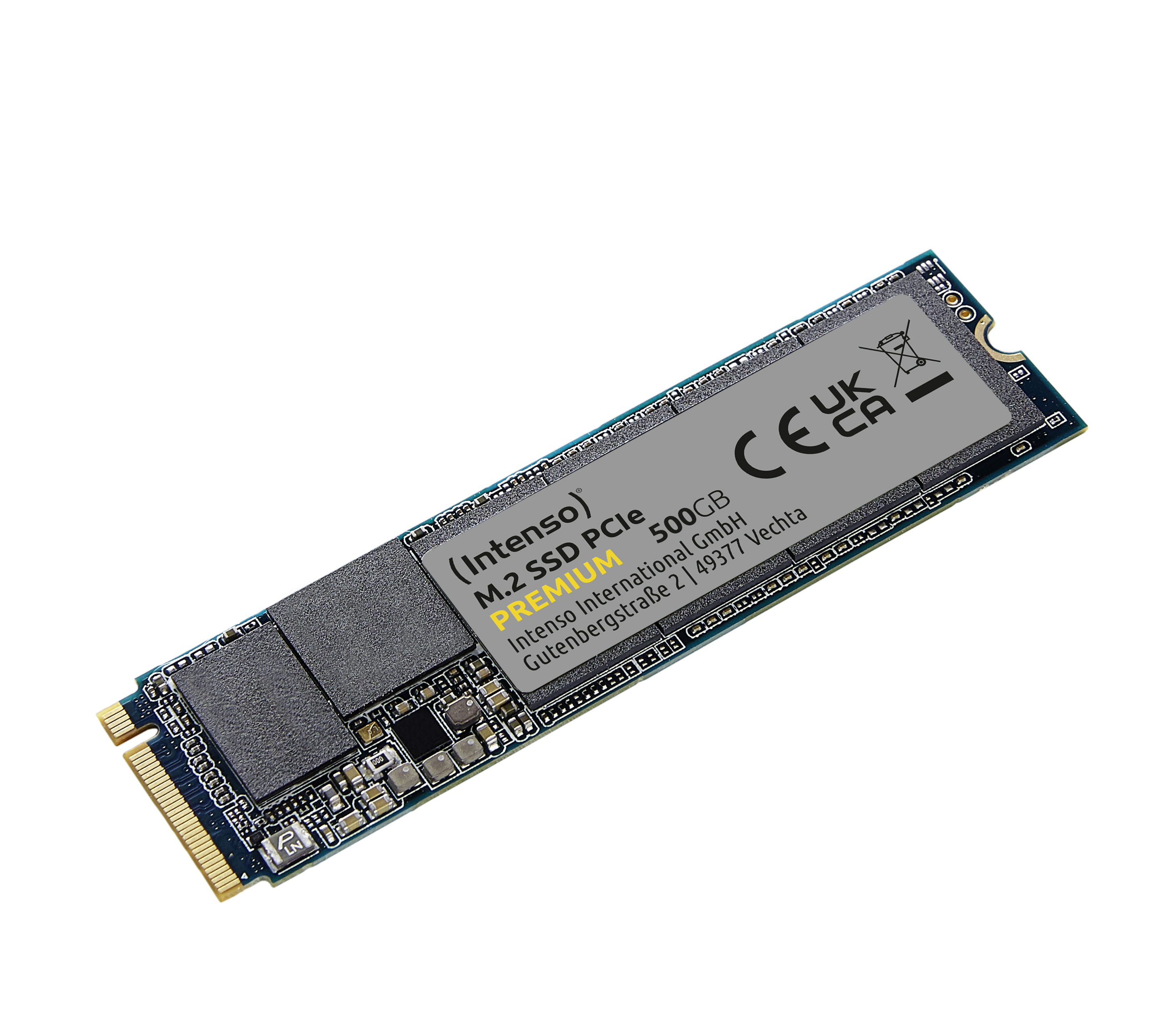 Intenso Premium - SSD - 500 GB - intern - M.2 2280 - PCIe 3.0 x4 (NVMe)
