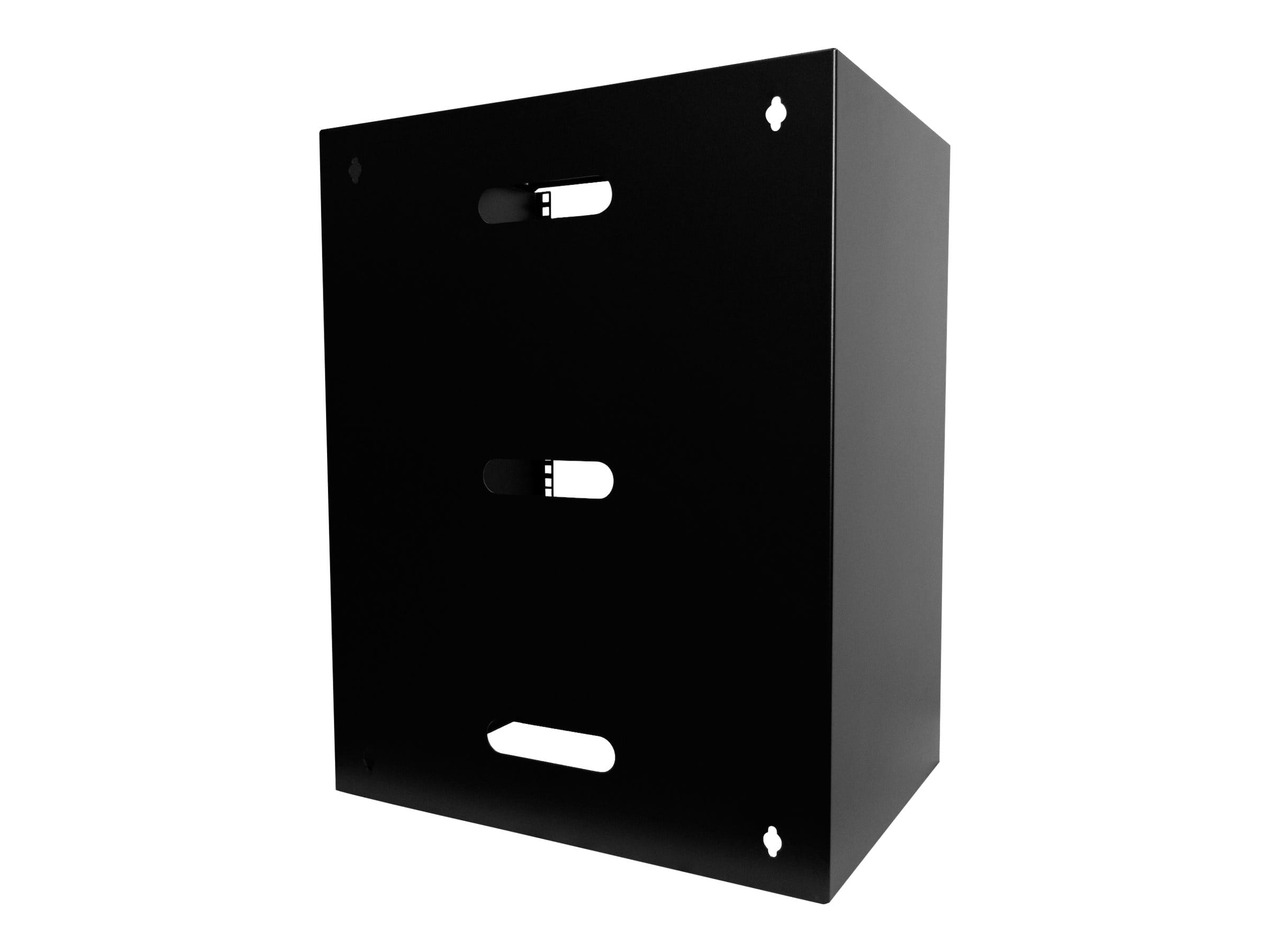 StarTech.com 14HE Netzwerkschrank Wandmontage, 355mm Tiefer Serverschrank - Netzgerät-Montageklammer - geeignet für Wandmontage - Schwarz - 14U - 48.3 cm (19")