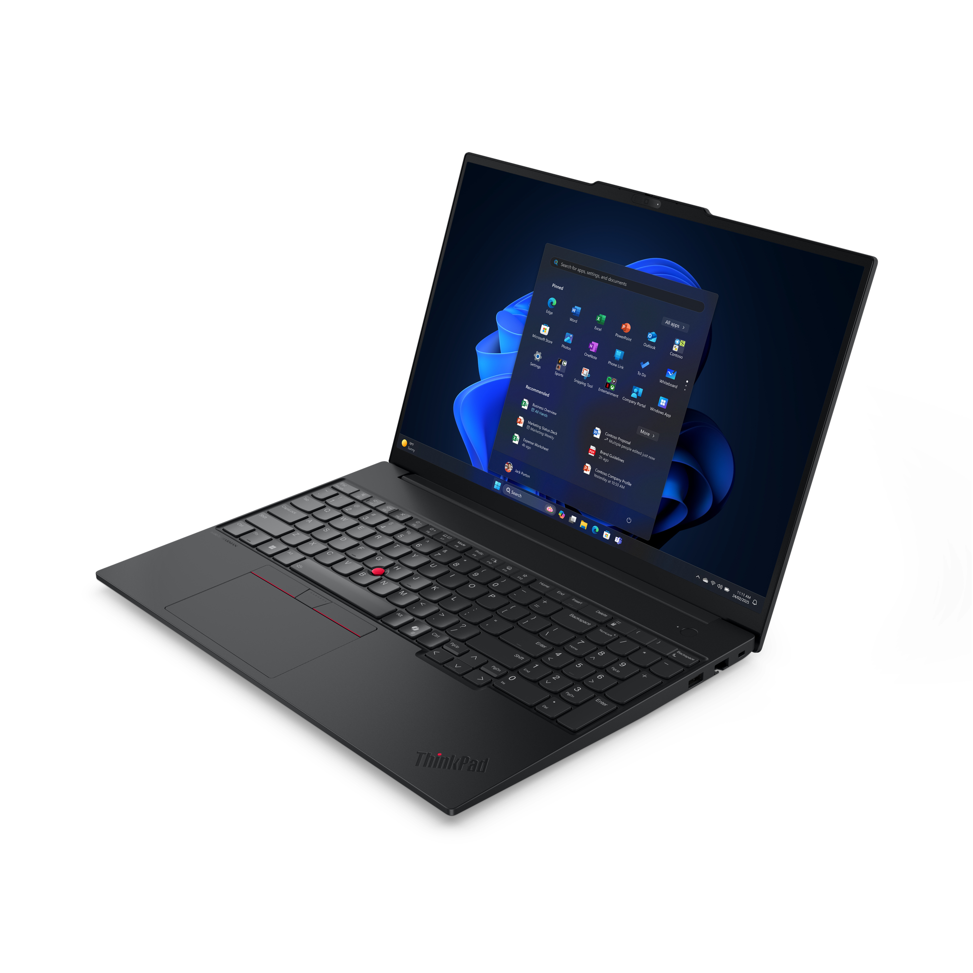 Lenovo ThinkPad E16 Gen 3 22AY - 180°-Scharnierdesign - Intel Core Ultra 5 226V - Win 11 Pro - Arc Graphics 130V - 16 GB RAM - 512 GB SSD TCG Opal Encryption 2, NVMe - 40.6 cm (16")
