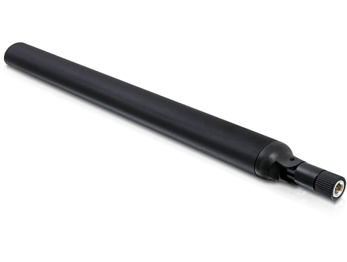 Delock LTE SMA antenna with flexible joint - Antenne - 2 dBi (für 824 - 894 MHz)