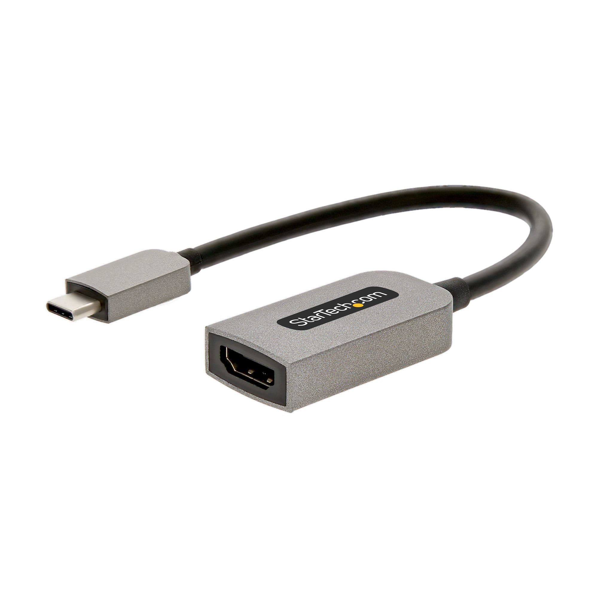 StarTech.com USB-C auf HDMI Adapter - 4K 60Hz Video, HDR10 - USB-C auf HDMI 2.0b Adapter Dongle - USB Typ-C DP Alt Mode auf HDMI Monitor/Display/TV - USB C auf HDMI Konverter (USBC-HDMI-CDP2HD4K60)
