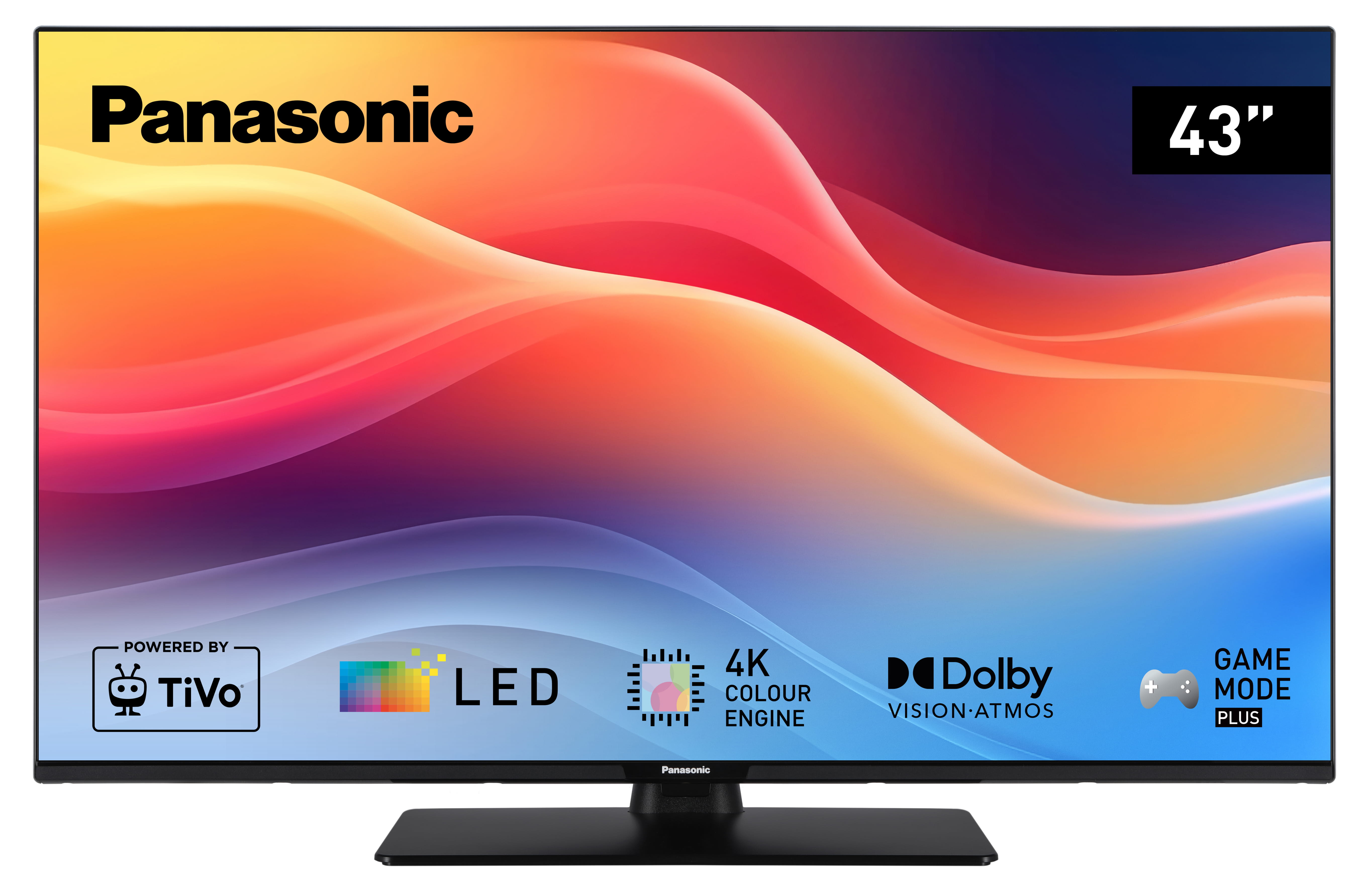 Panasonic TB-43W61AEZC, 109,2 cm (43"), 3840 x 2160 Pixel, LED, Smart-TV, WLAN, Schwarz