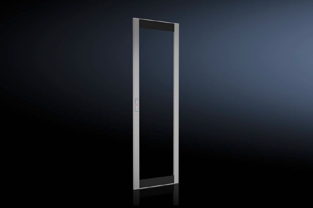 Rittal 8618.020, Tür, Schwarz, Grau, Transparent, Aluminium, IP55, 600 mm, 2000 mm