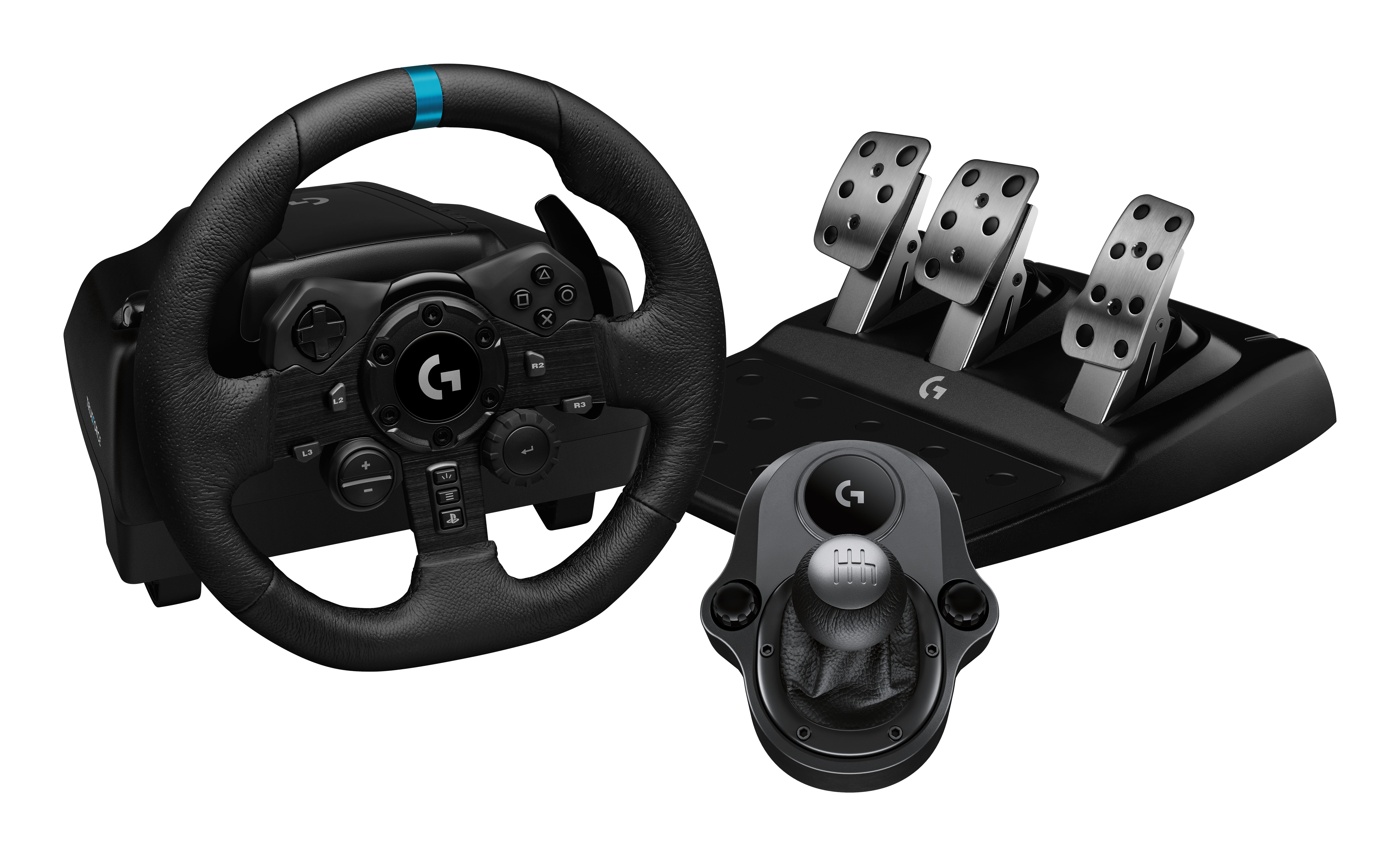 Logitech G G923 - Lenkrad-, Pedale- und Schaltknüppel-Set