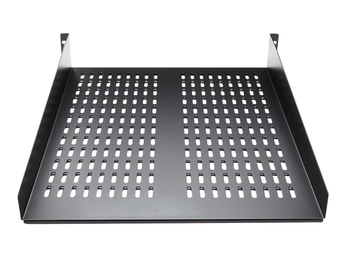 StarTech.com 2 HE 19 Fest montierbarer Fachboden für Server Rack/ Schrank bis 22 Kg - Belüfteter Fachboden für Serverschrank 55cm Tief - Rack - Regal - Schwarz - 2U - 55.9 cm (22") StarTech.com 2 HE 19 Fest montierbarer Fachboden für Server Rack/ Schrank bis 22 Kg - Belüfteter Fachboden für Serverschrank 55cm Tief - Rack - Regal - Schwarz - 2U - 55.9 cm (22")
