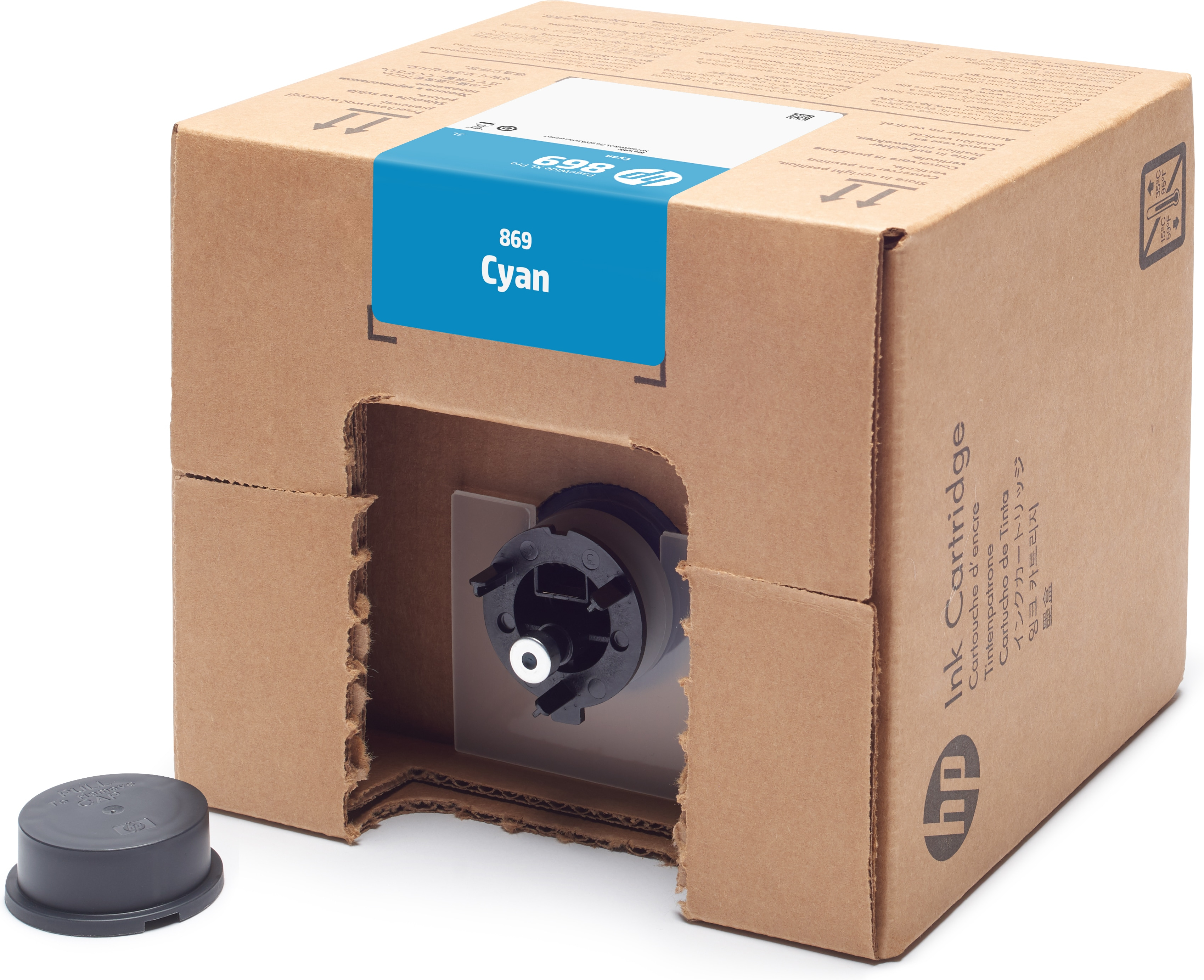 HP 869 - 3 L - Cyan - original - PageWide XL