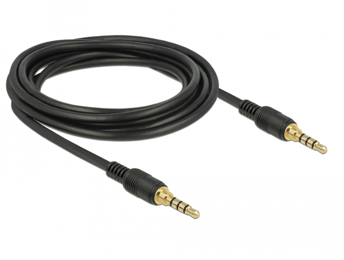 Delock Audiokabel - 4-poliger Mini-Stecker