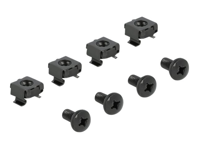 Delock Rack-Blindabdeckungsplatte - Schwarz - 1U - 48.3 cm (19")