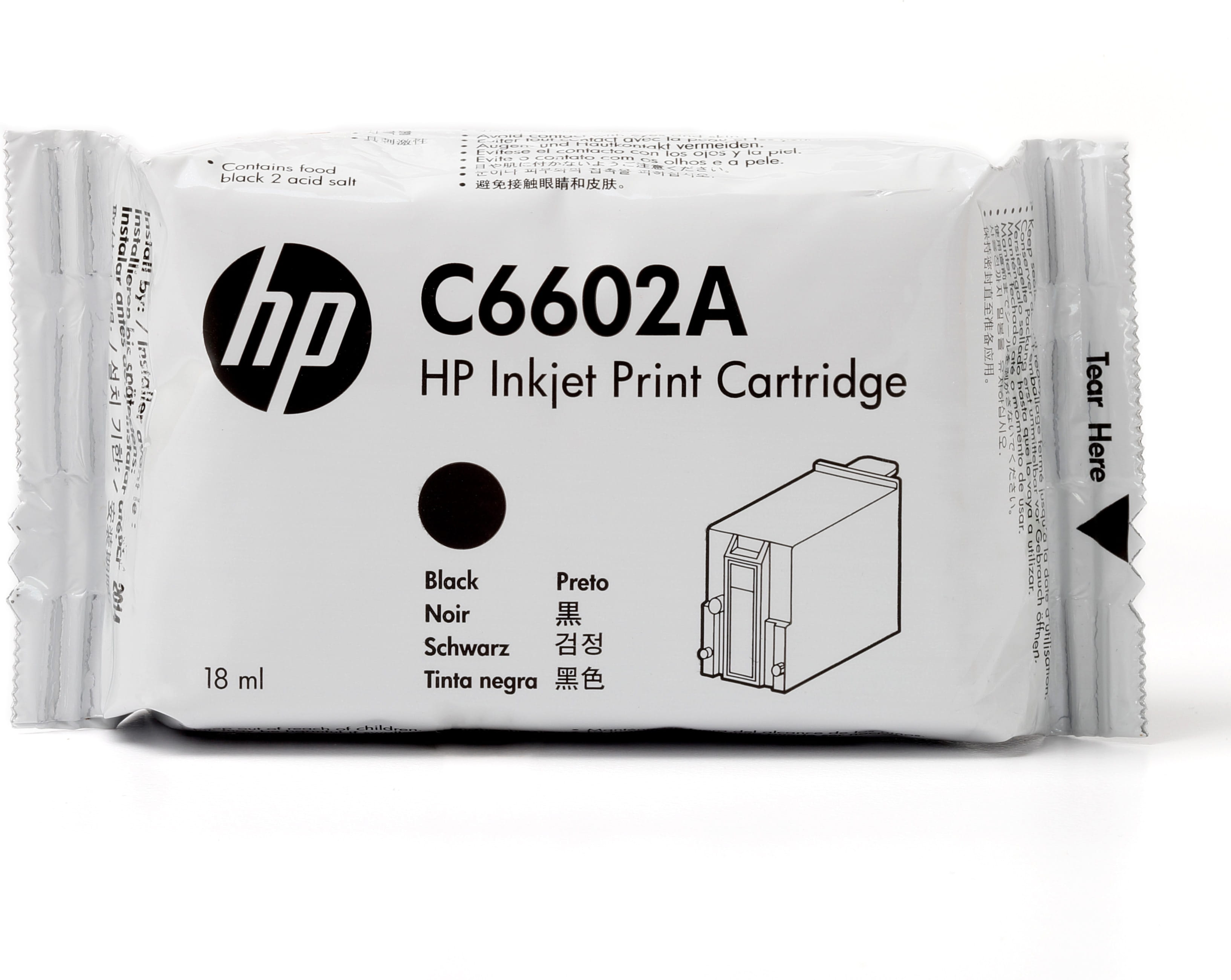 HP  18 ml - Schwarz - kompatibel - Tintenpatrone