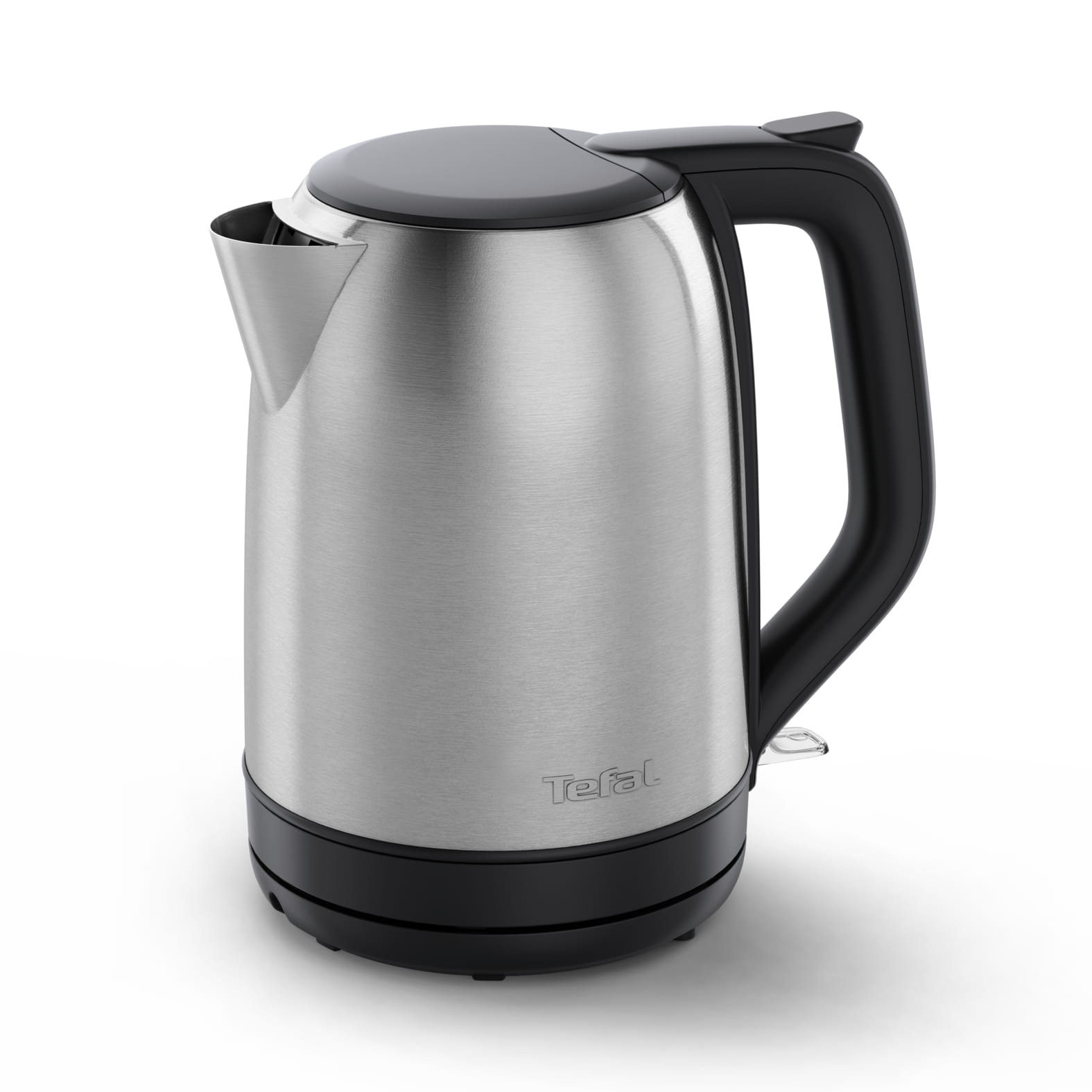 TEFAL Subito KO5S0DE0, 1,7 l, 2400 W, Schwarz, Edelstahl, Edelstahl, Regelbare Temperatur, Wasserstandsanzeige