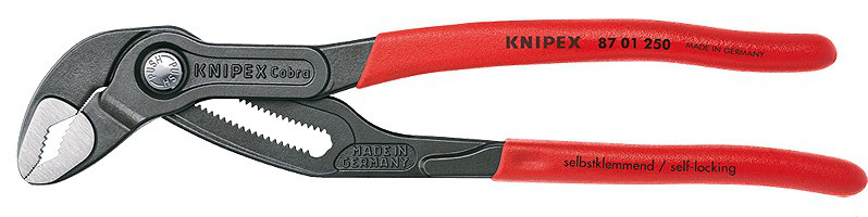KNIPEX 87 01 250, Nut- und Federzange, 5 cm, 4,6 cm, Kunststoff, Rot, 44 mm
