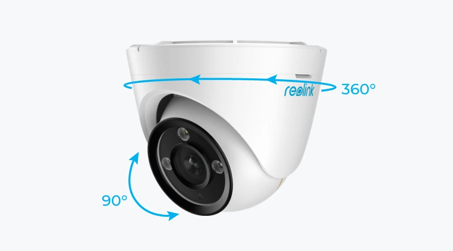 Reolink P344, IP-Sicherheitskamera, Innen & Außen, Kabelgebunden, Google Assistant, 700 lm, 6500 K