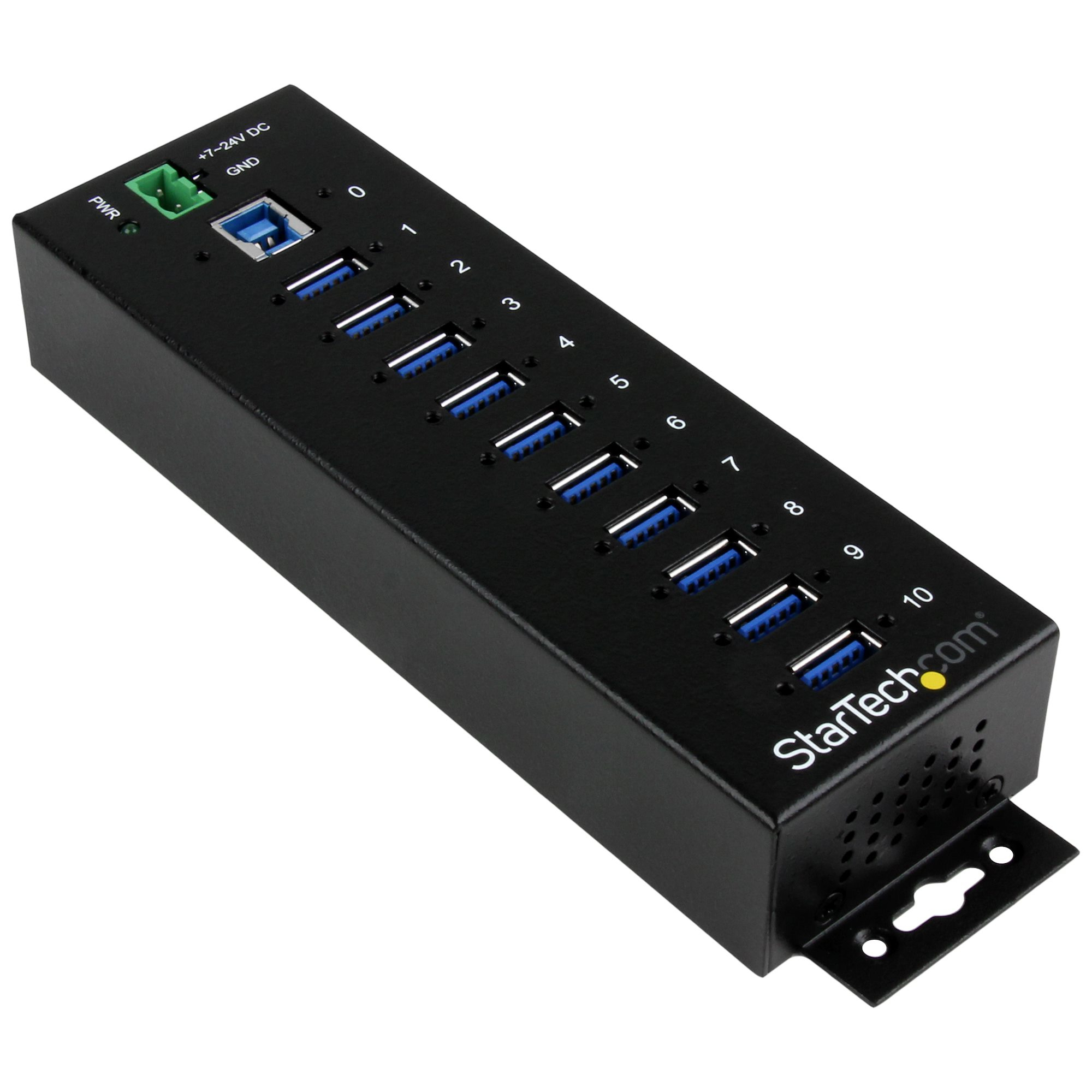 StarTech.com 10 Port Industrieller USB 3.0 Hub