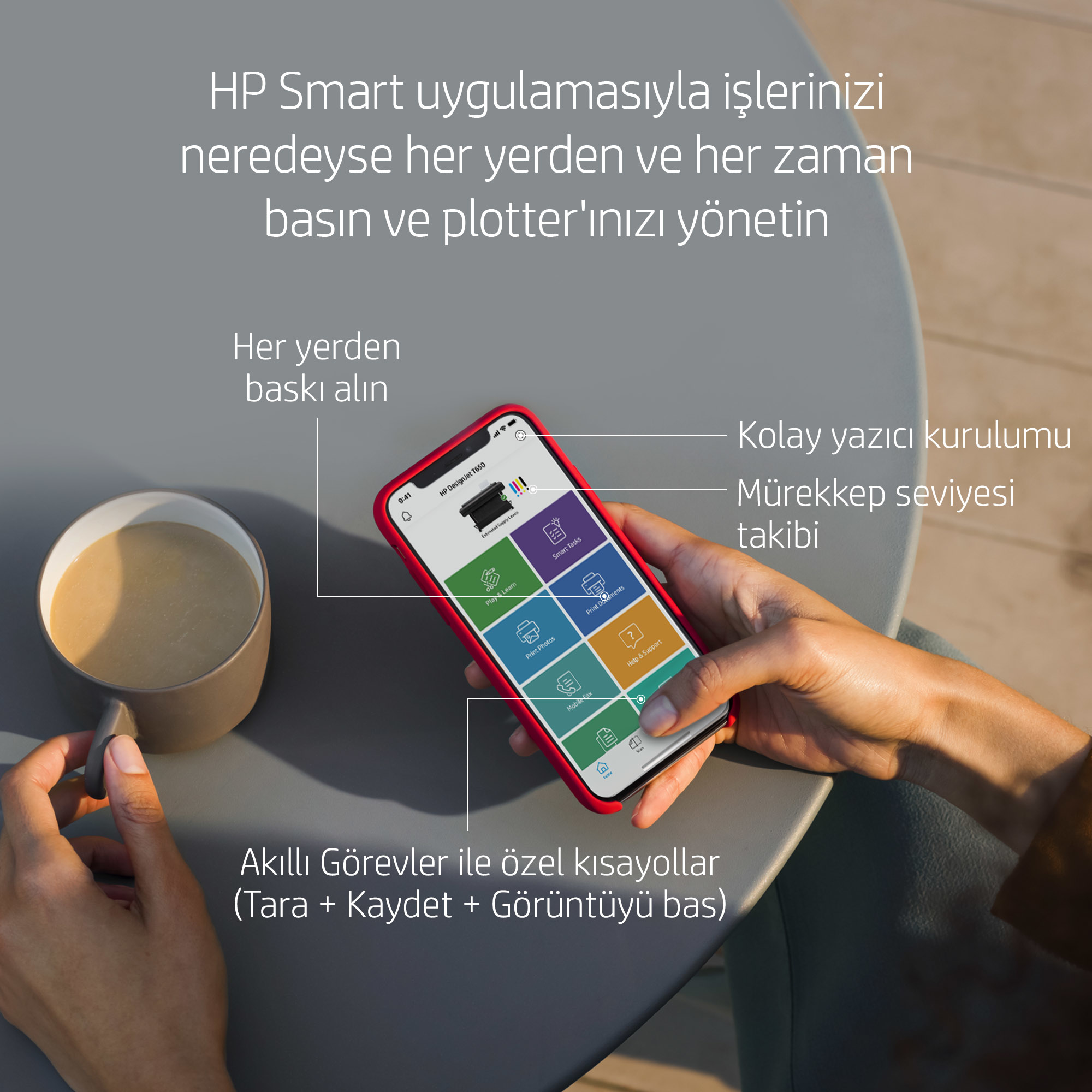 HP  Druckerständer - für DesignJet T210, T230, T250, T610 (24")